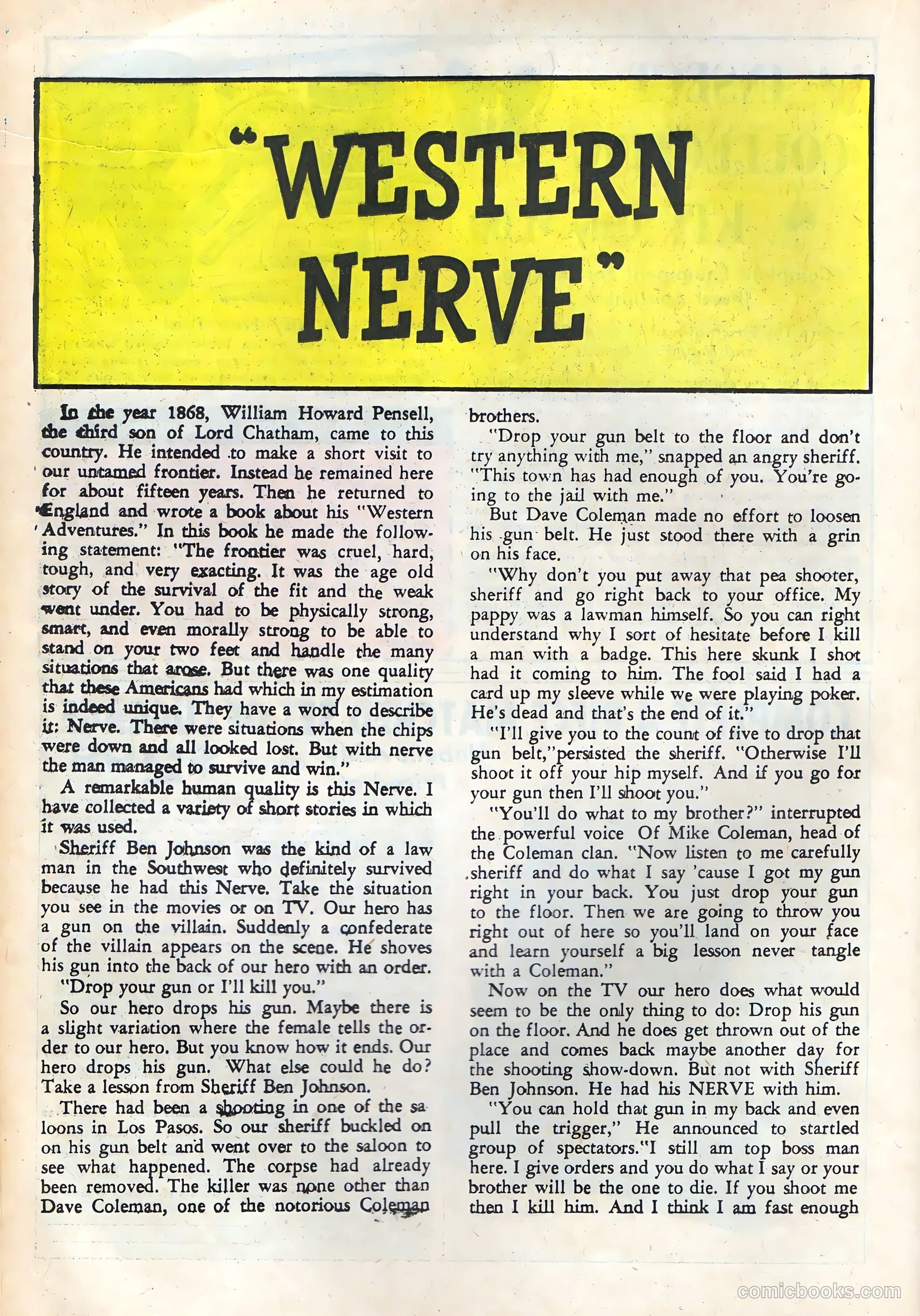 Wyatt Earp, Frontier Marshal #43 — page 16 of 36