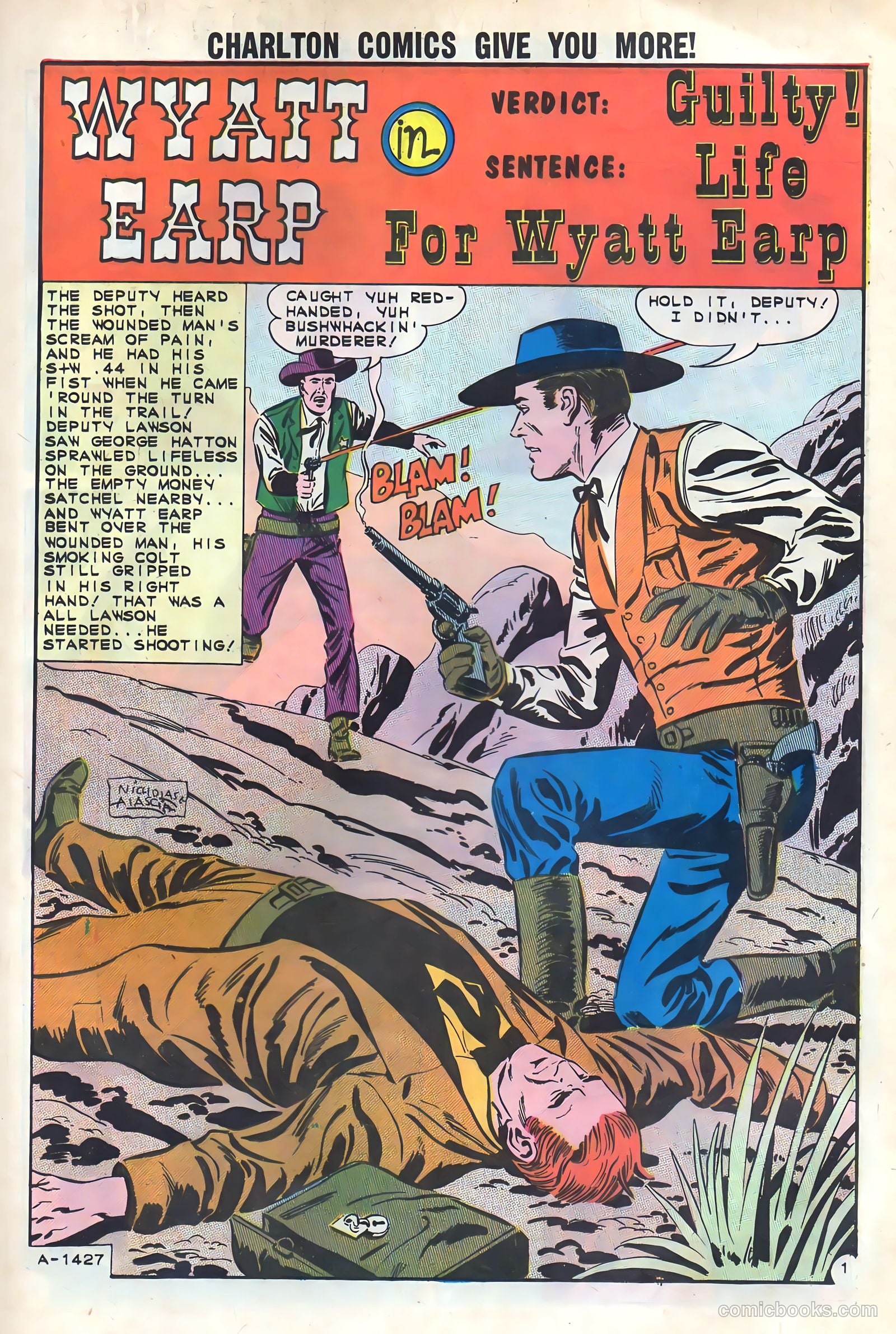 Wyatt Earp, Frontier Marshal #43 — page 25 of 36