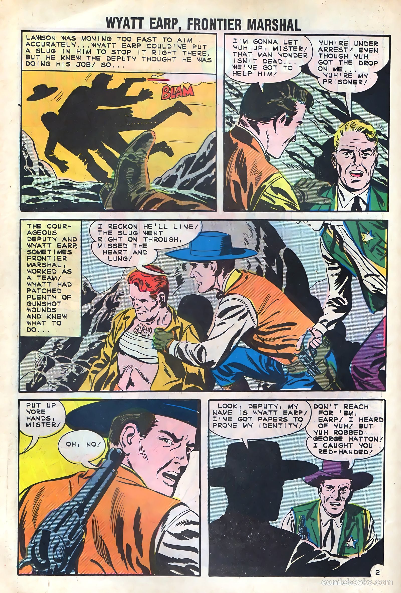 Wyatt Earp, Frontier Marshal #43 — page 26 of 36