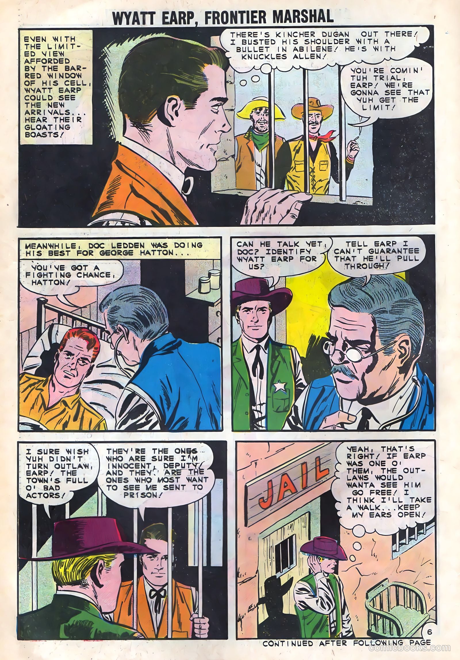Wyatt Earp, Frontier Marshal #43 — page 30 of 36