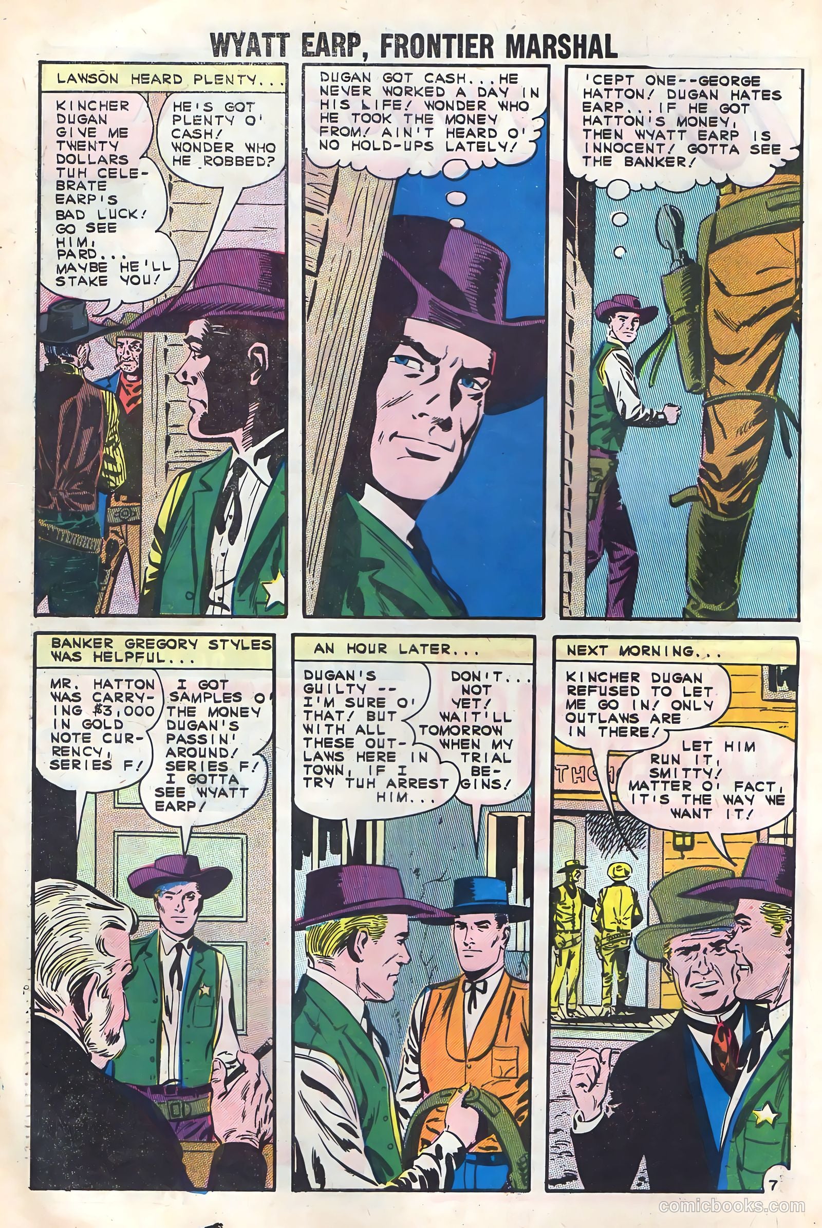 Wyatt Earp, Frontier Marshal #43 — page 32 of 36