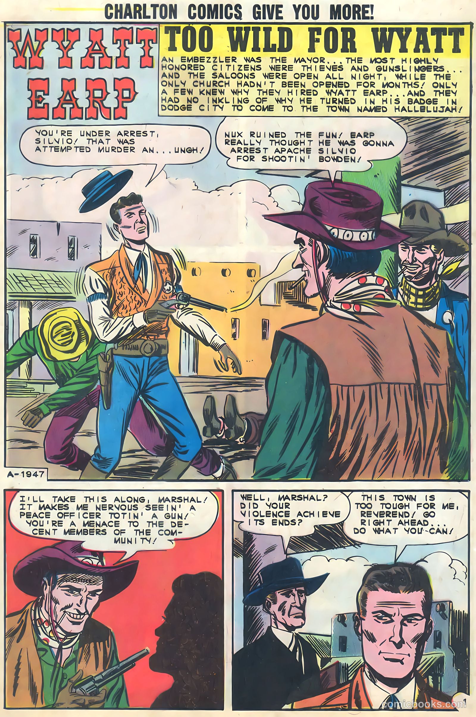Wyatt Earp, Frontier Marshal #44 — page 9 of 36