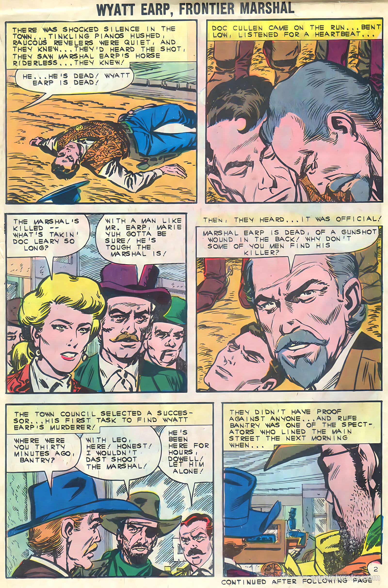 Wyatt Earp, Frontier Marshal #44 — page 14 of 36