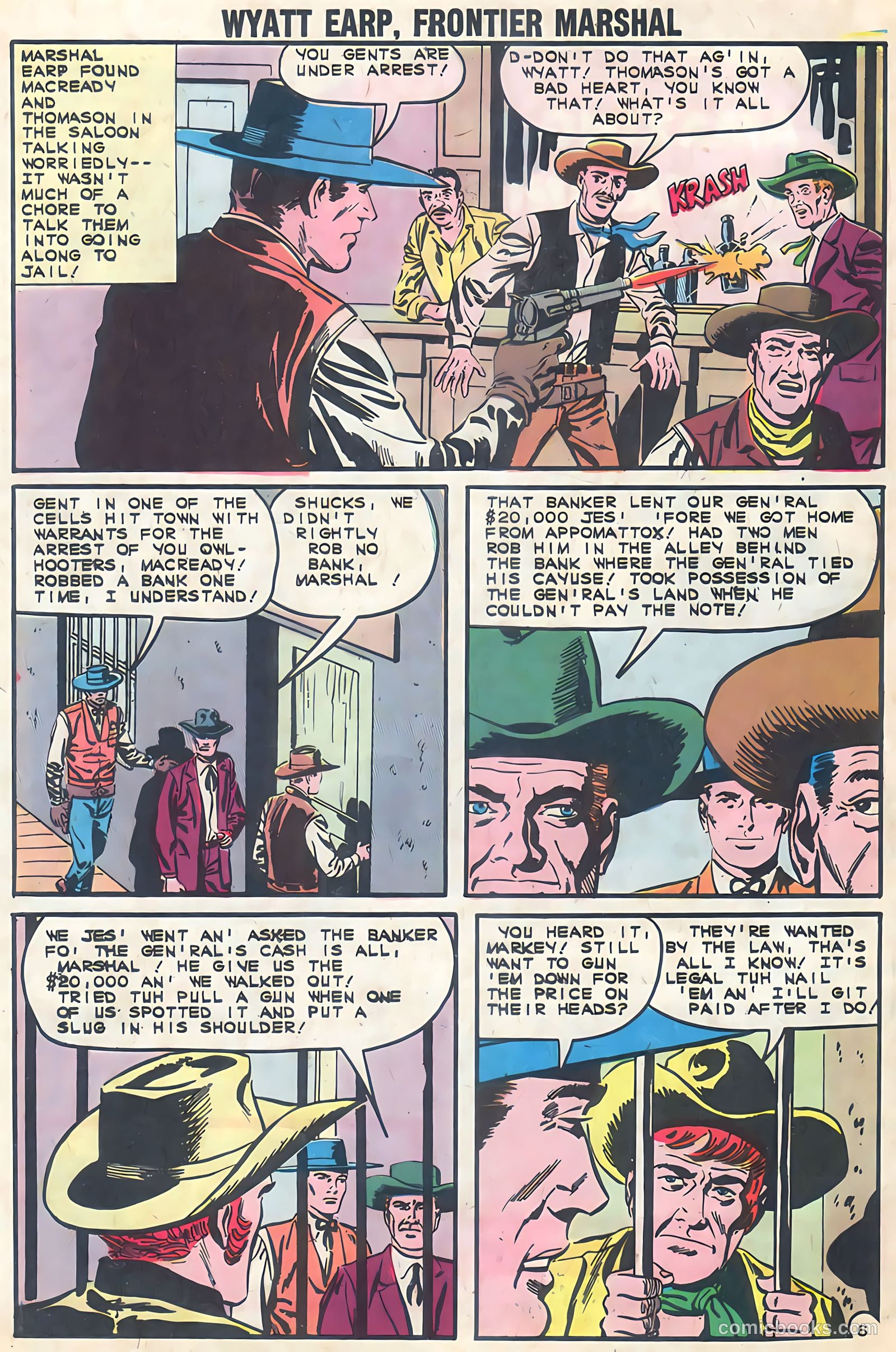 Wyatt Earp, Frontier Marshal #44 — page 32 of 36