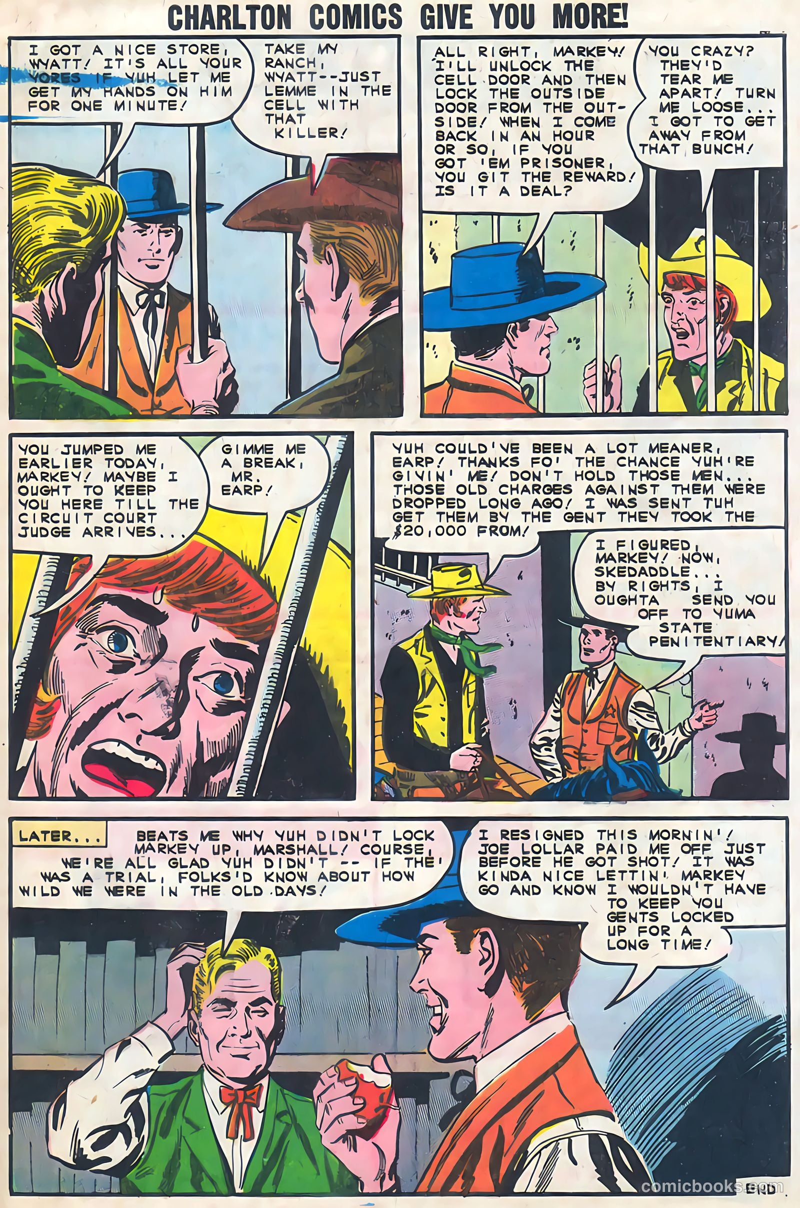 Wyatt Earp, Frontier Marshal #44 — page 33 of 36