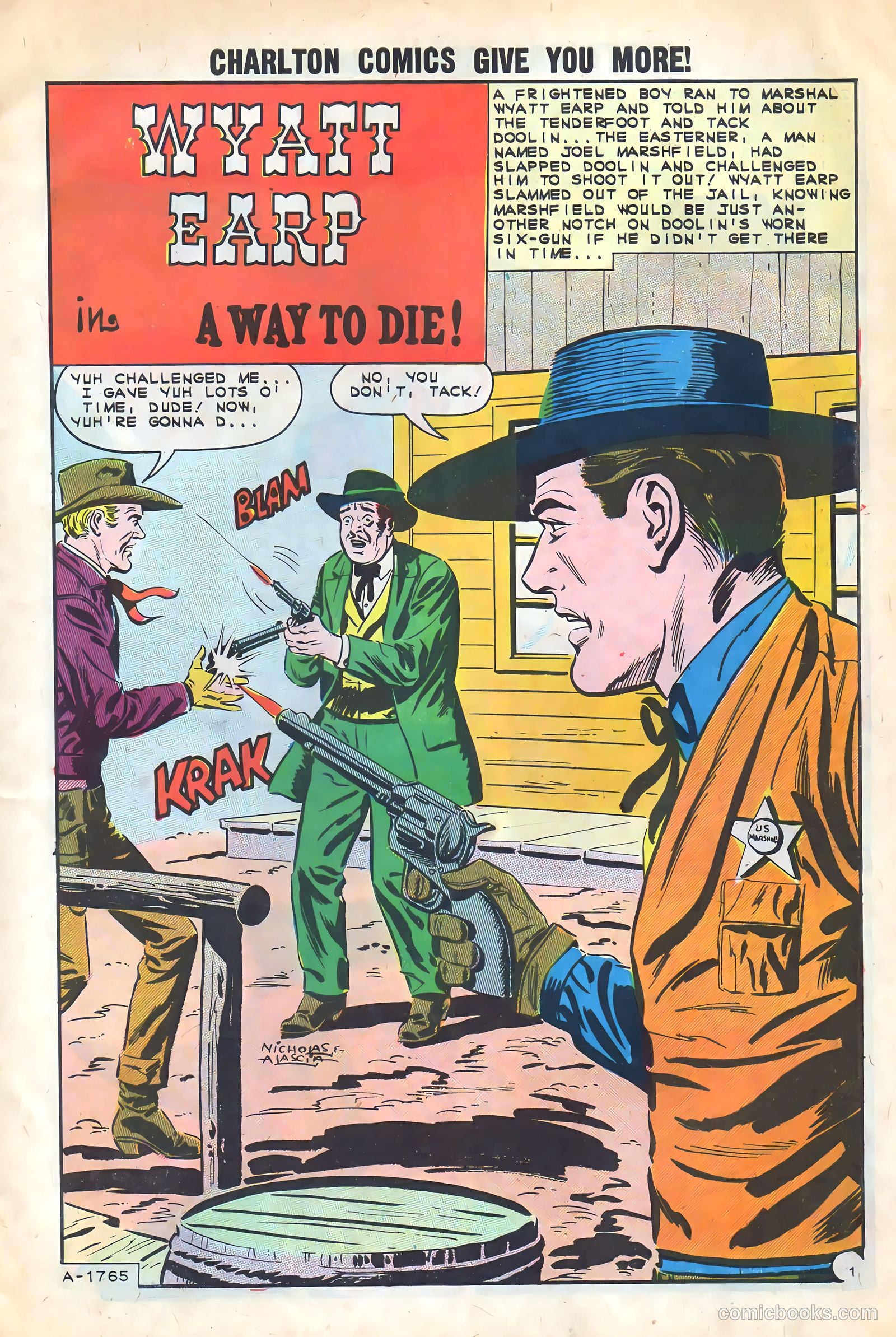 Wyatt Earp, Frontier Marshal #45 — page 3 of 36