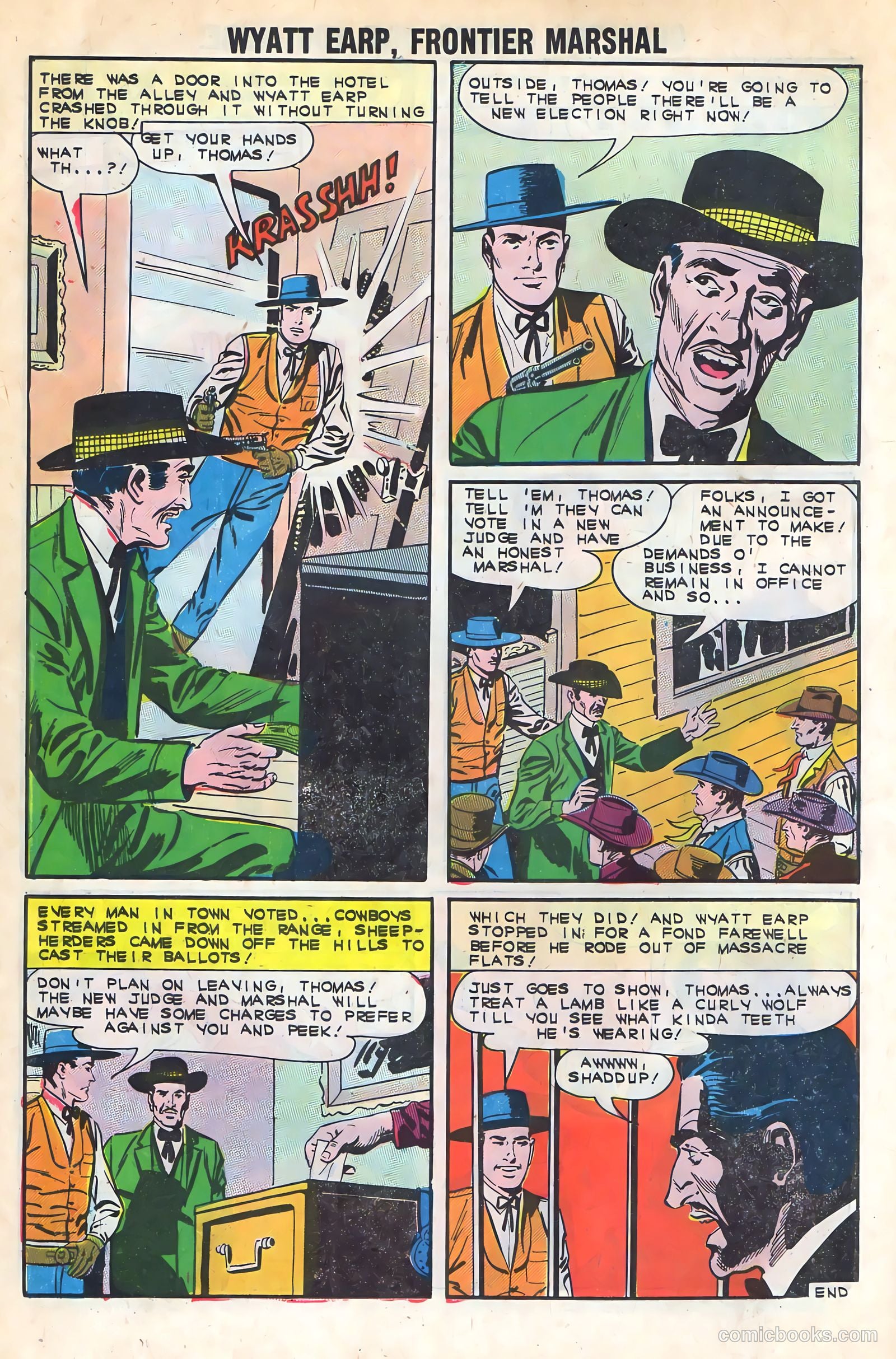 Wyatt Earp, Frontier Marshal #45 — page 18 of 36