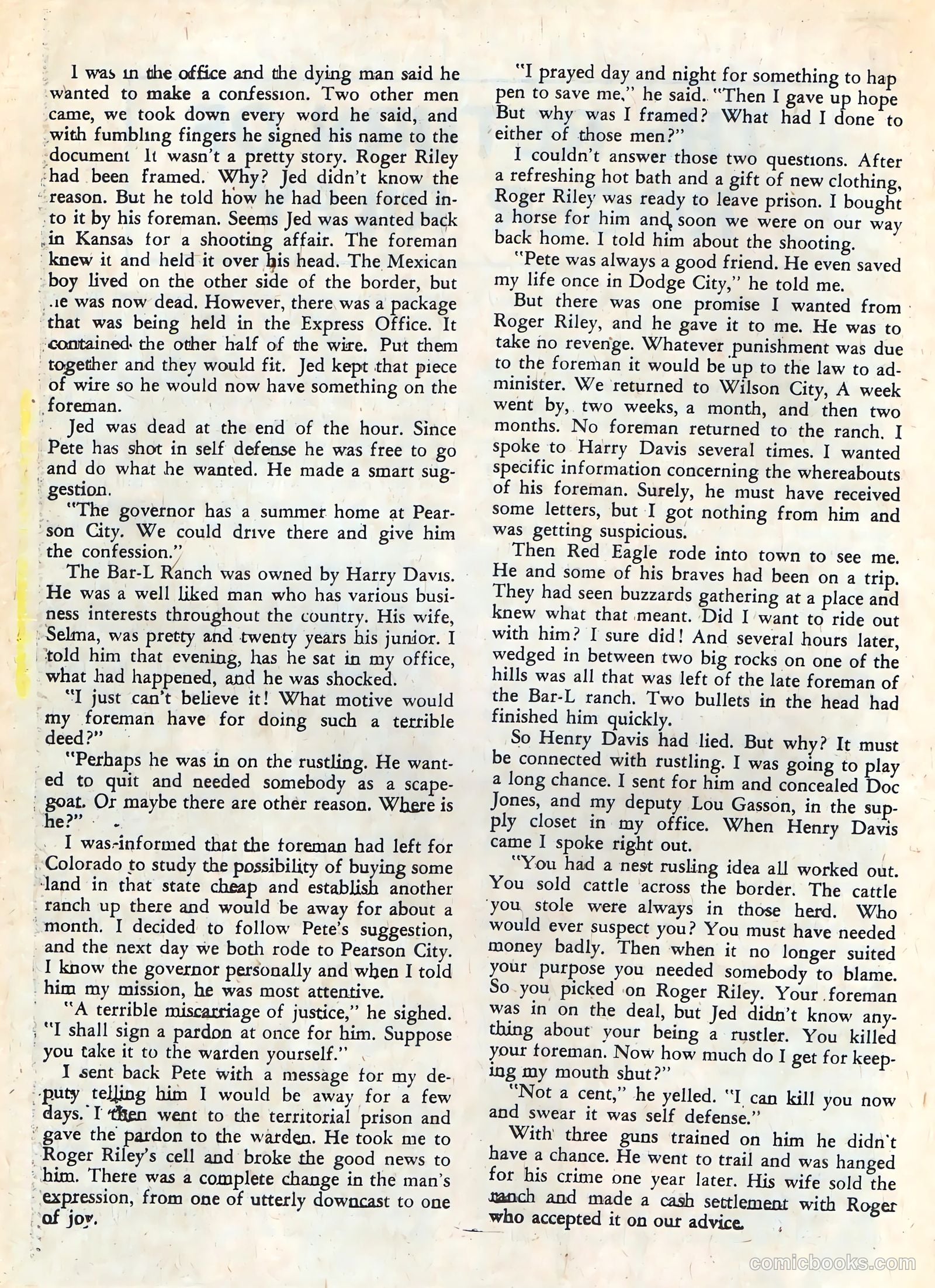 Wyatt Earp, Frontier Marshal #45 — page 20 of 36
