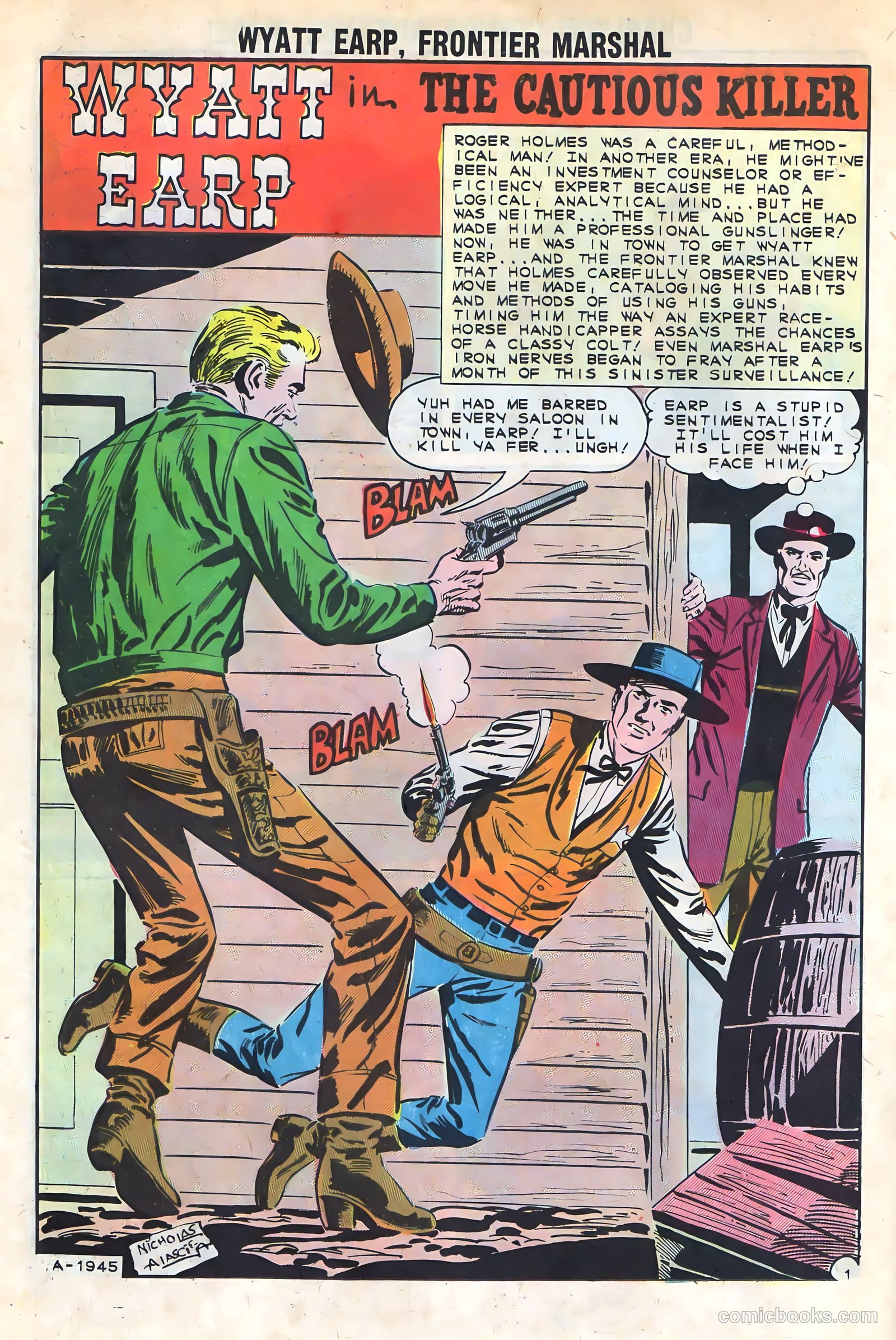 Wyatt Earp, Frontier Marshal #45 — page 26 of 36