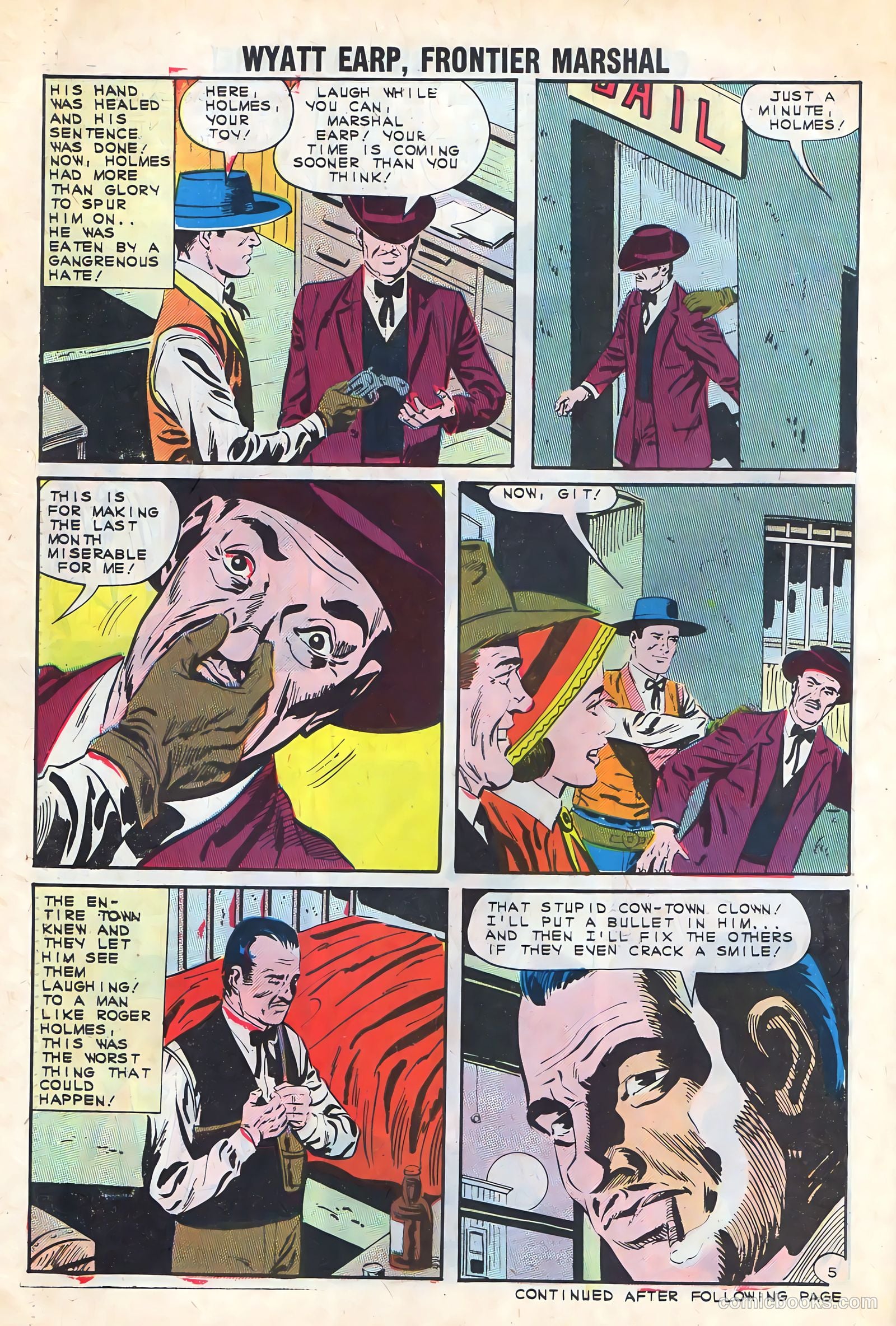 Wyatt Earp, Frontier Marshal #45 — page 30 of 36