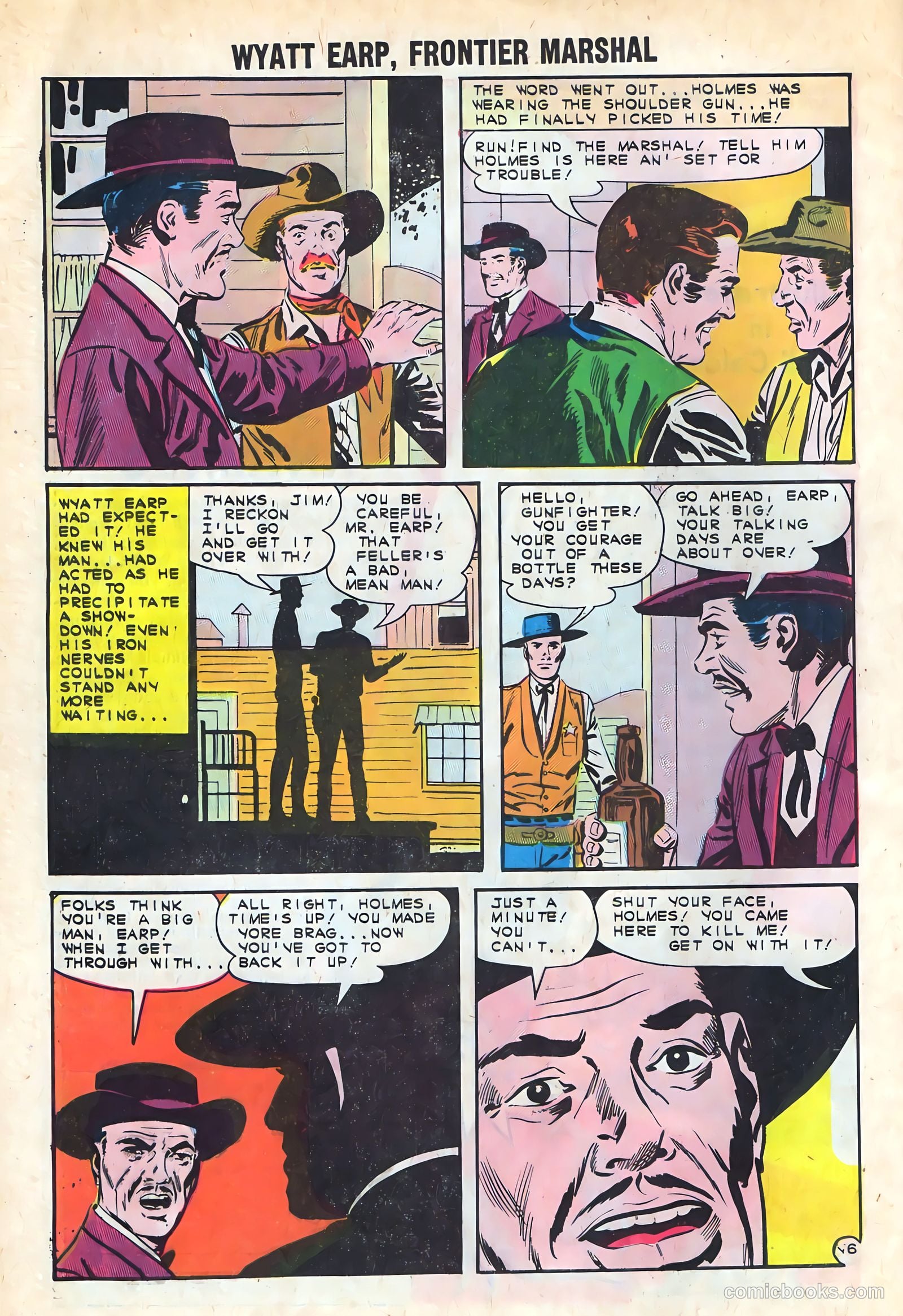 Wyatt Earp, Frontier Marshal #45 — page 32 of 36