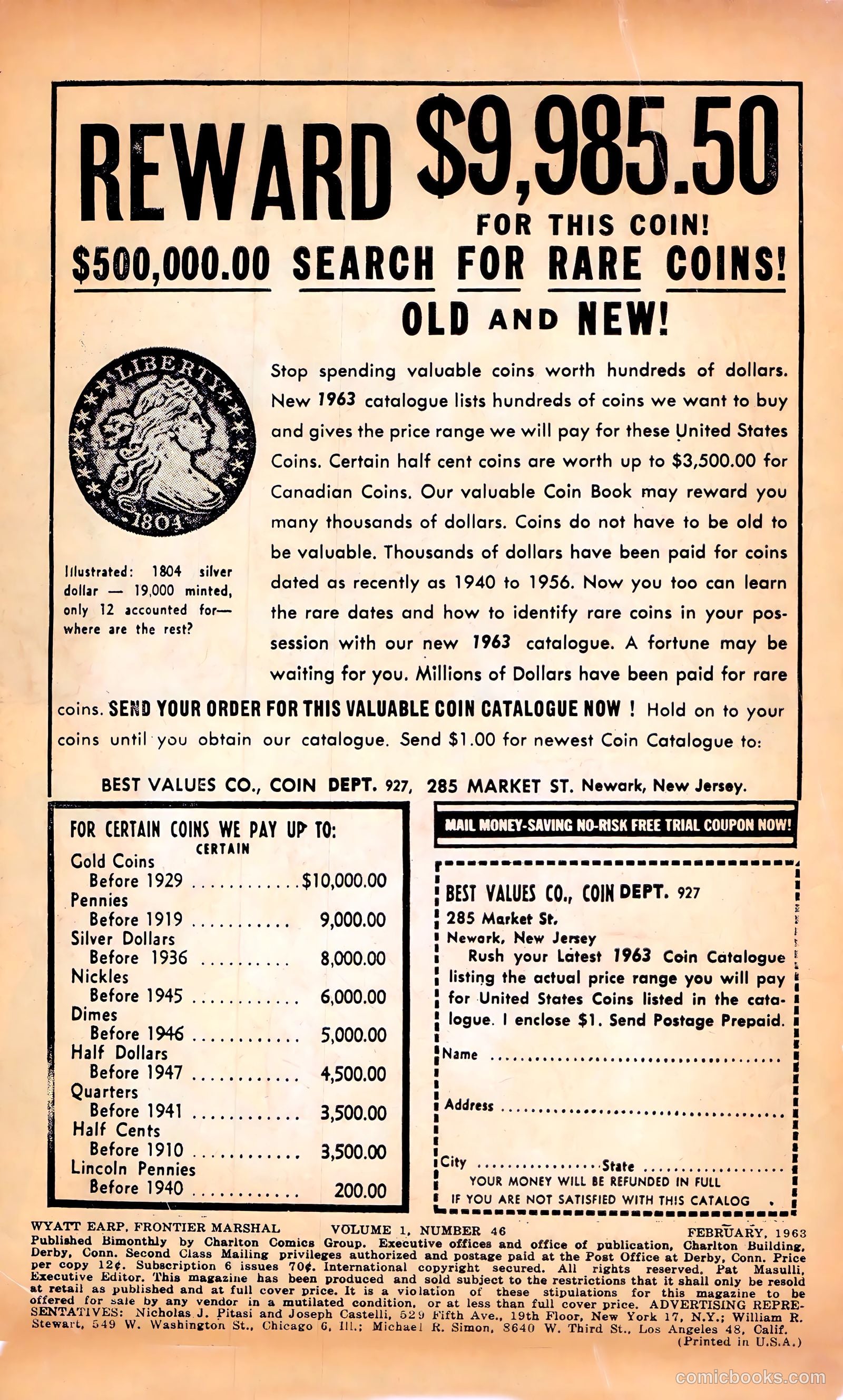 Wyatt Earp, Frontier Marshal #46 — page 2 of 36