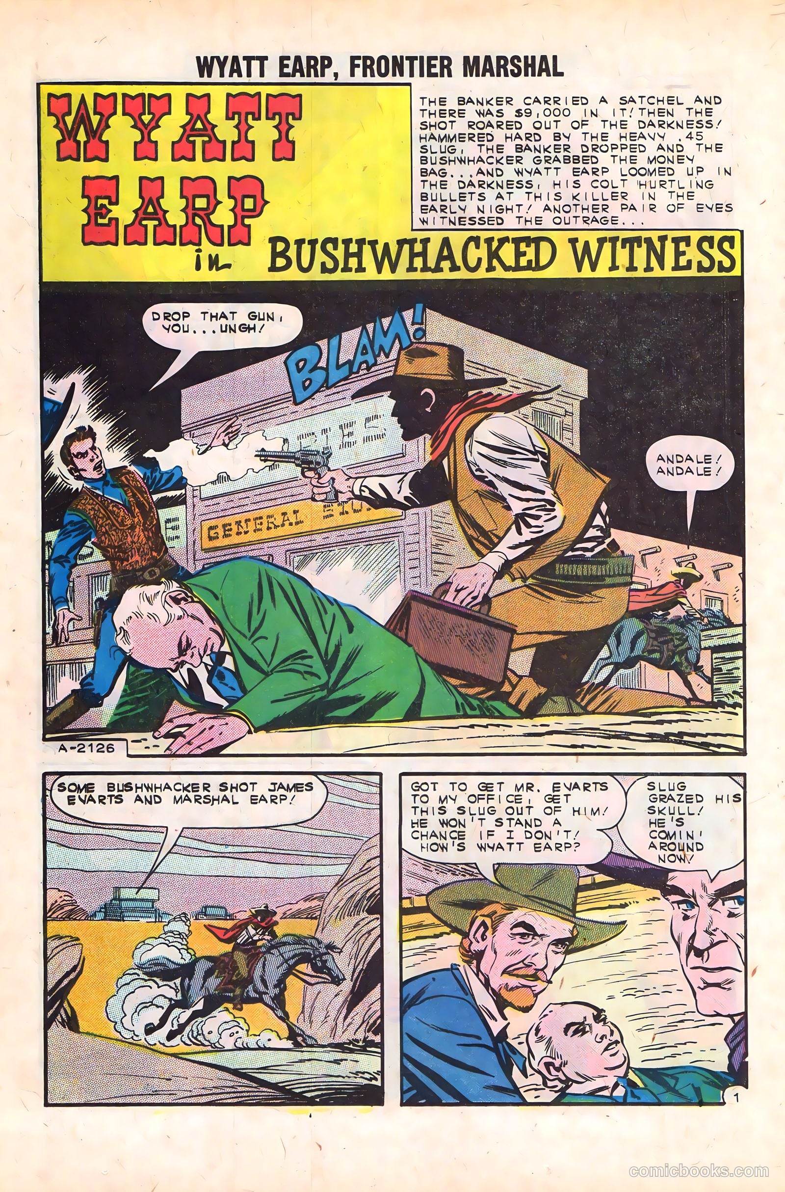 Wyatt Earp, Frontier Marshal #46 — page 12 of 36