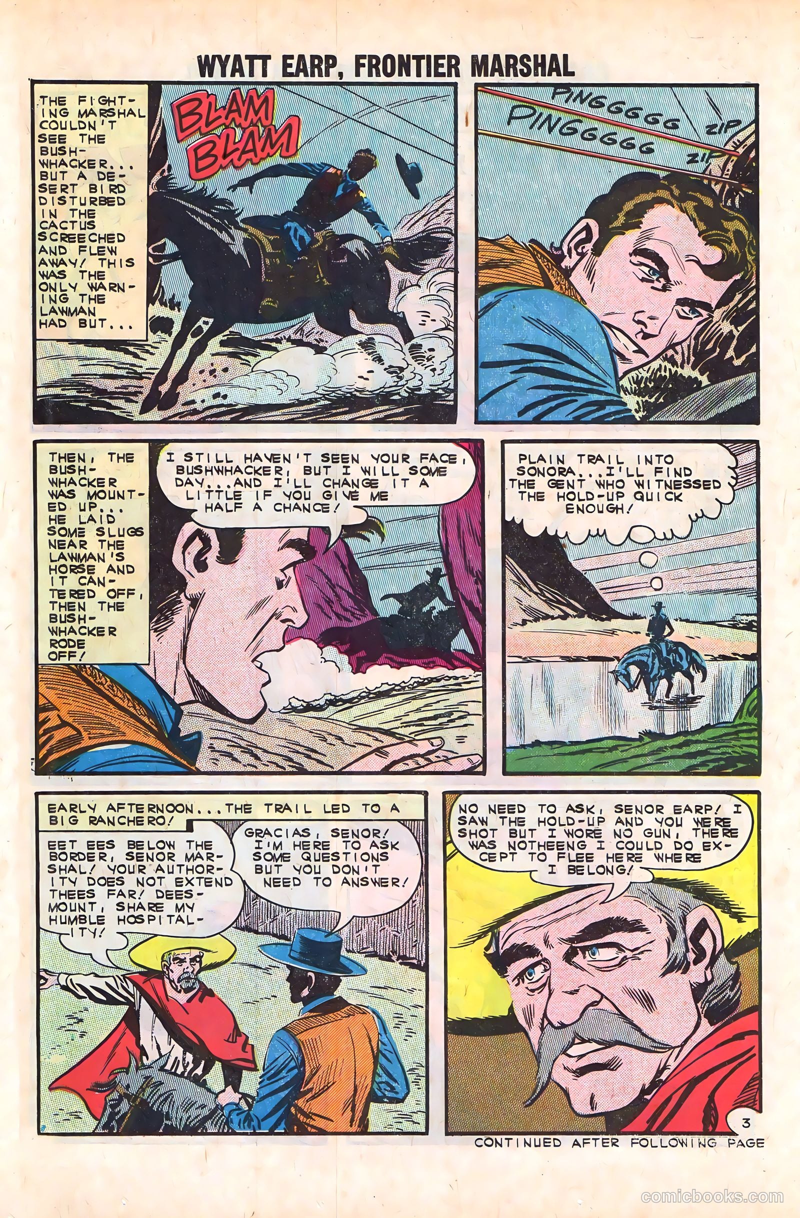 Wyatt Earp, Frontier Marshal #46 — page 14 of 36