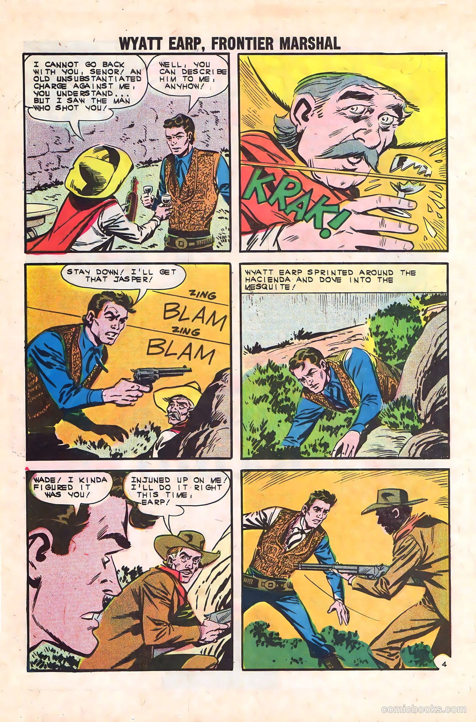 Wyatt Earp, Frontier Marshal #46 — page 16 of 36