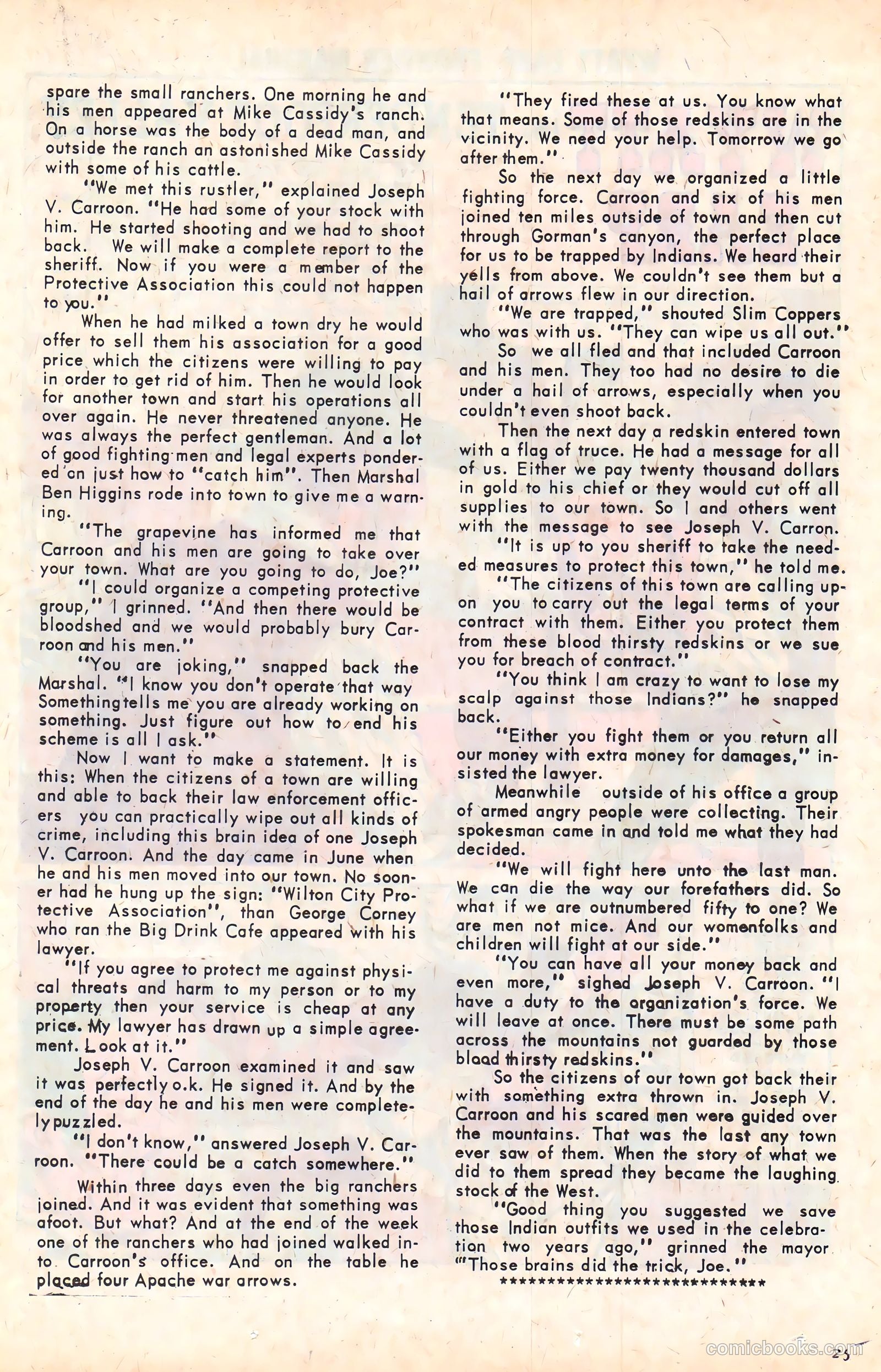 Wyatt Earp, Frontier Marshal #46 — page 25 of 36
