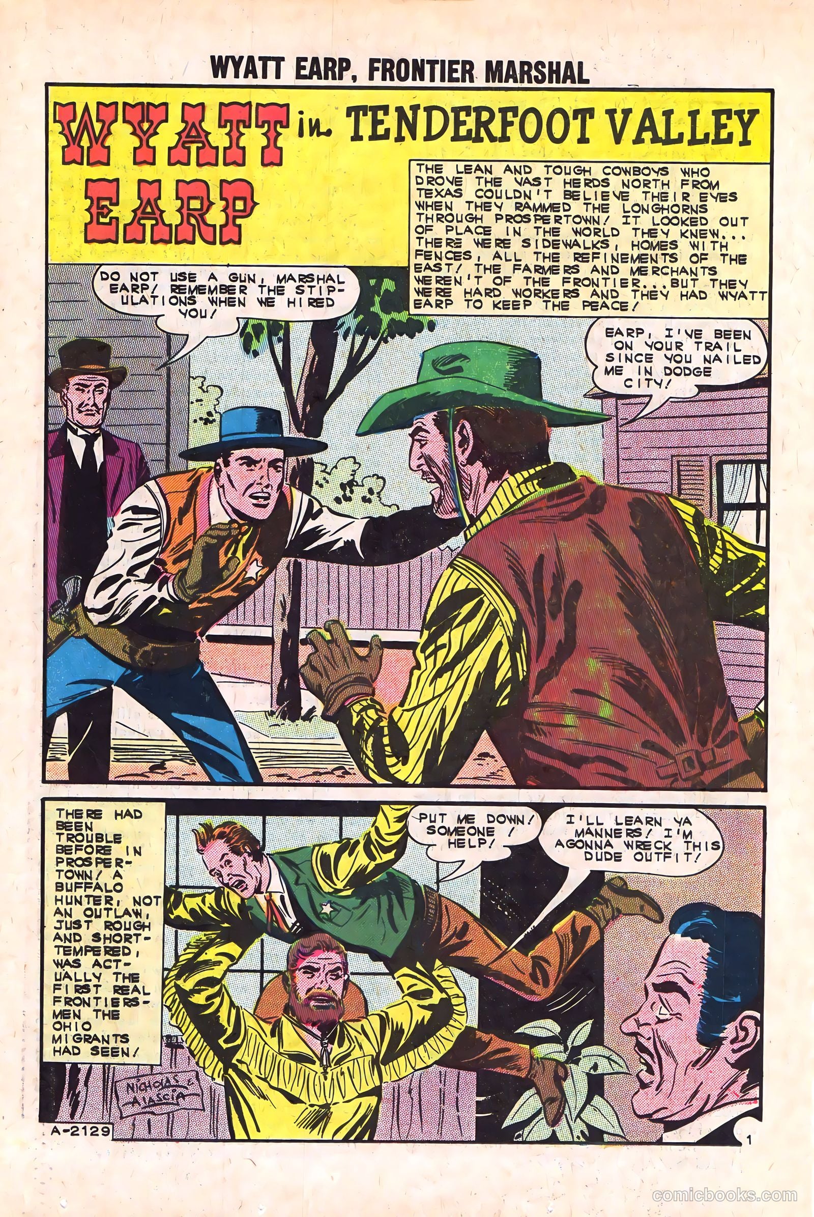 Wyatt Earp, Frontier Marshal #46 — page 26 of 36