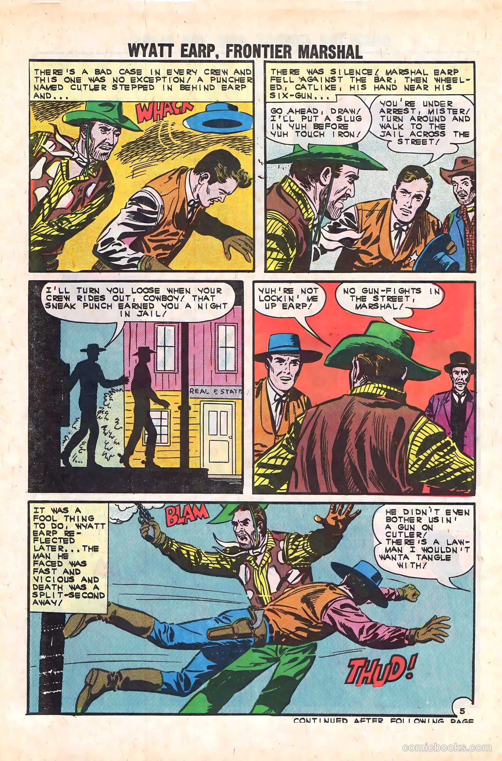 Wyatt Earp, Frontier Marshal #46 — page 30 of 36