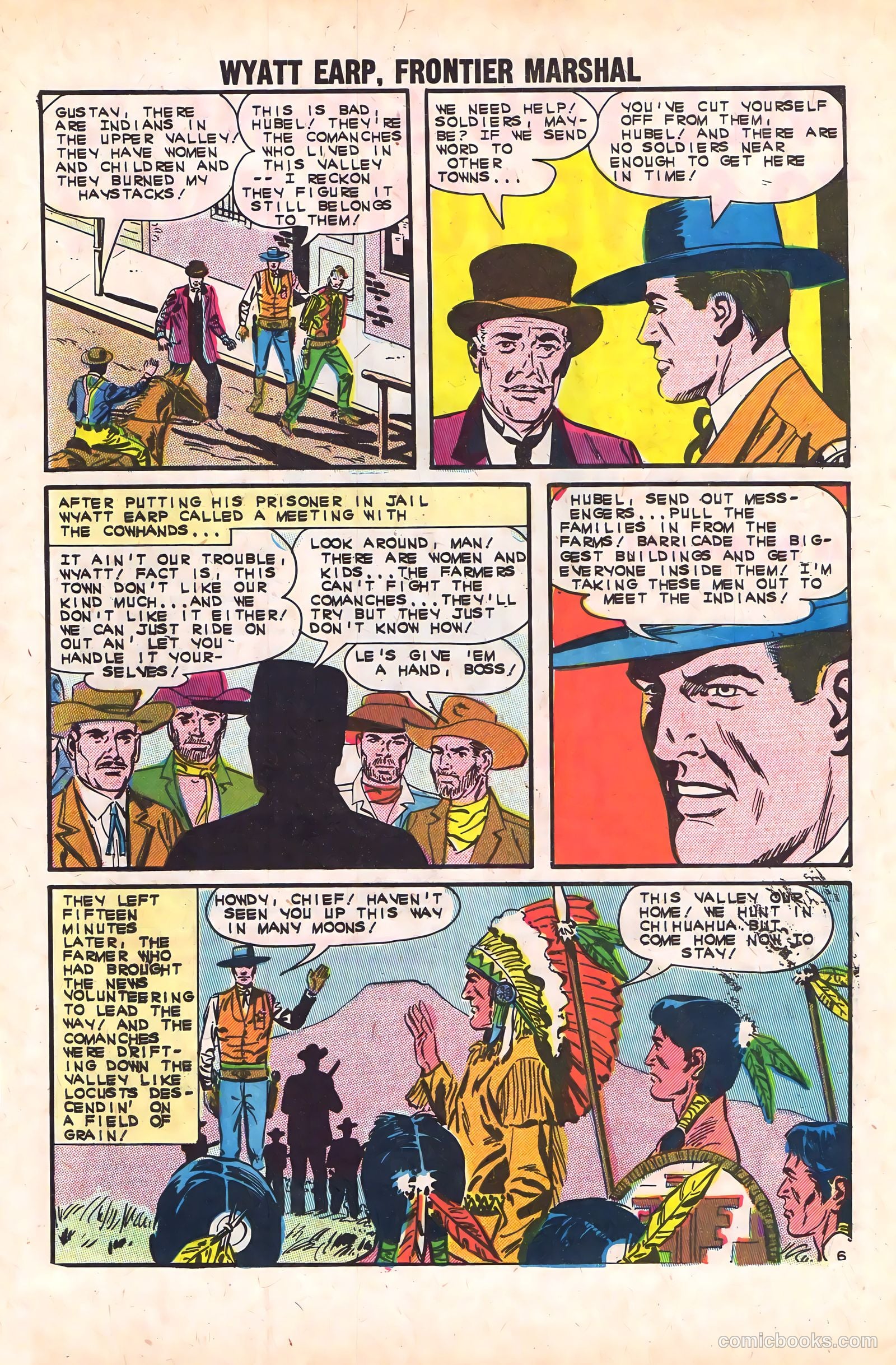 Wyatt Earp, Frontier Marshal #46 — page 32 of 36