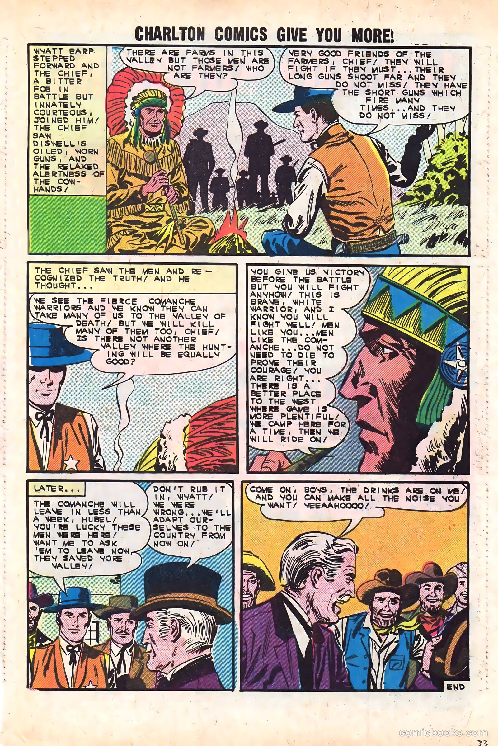 Wyatt Earp, Frontier Marshal #46 — page 33 of 36