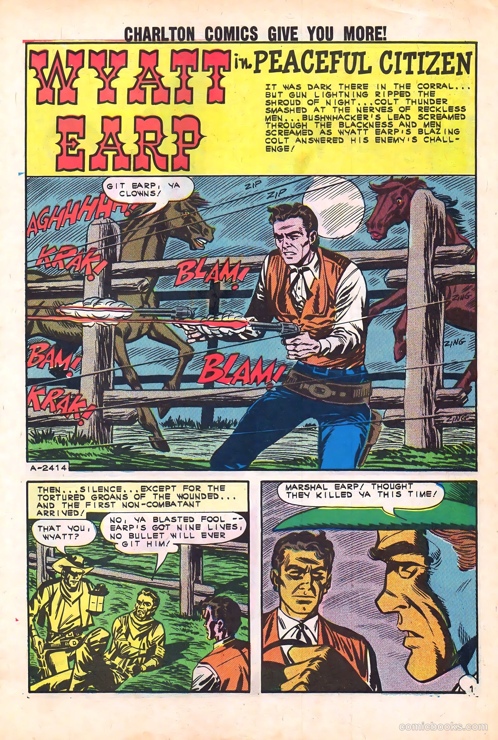 Wyatt Earp, Frontier Marshal #47 — page 3 of 36