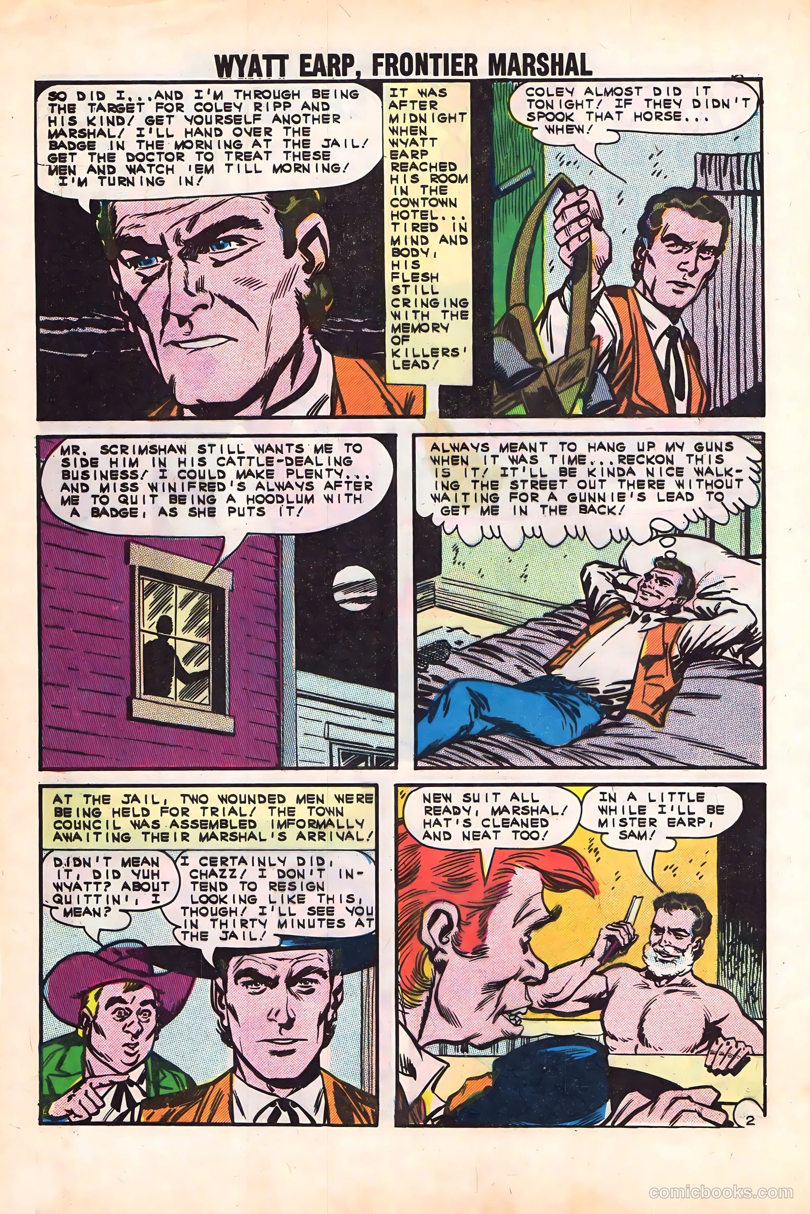 Wyatt Earp, Frontier Marshal #47 — page 4 of 36