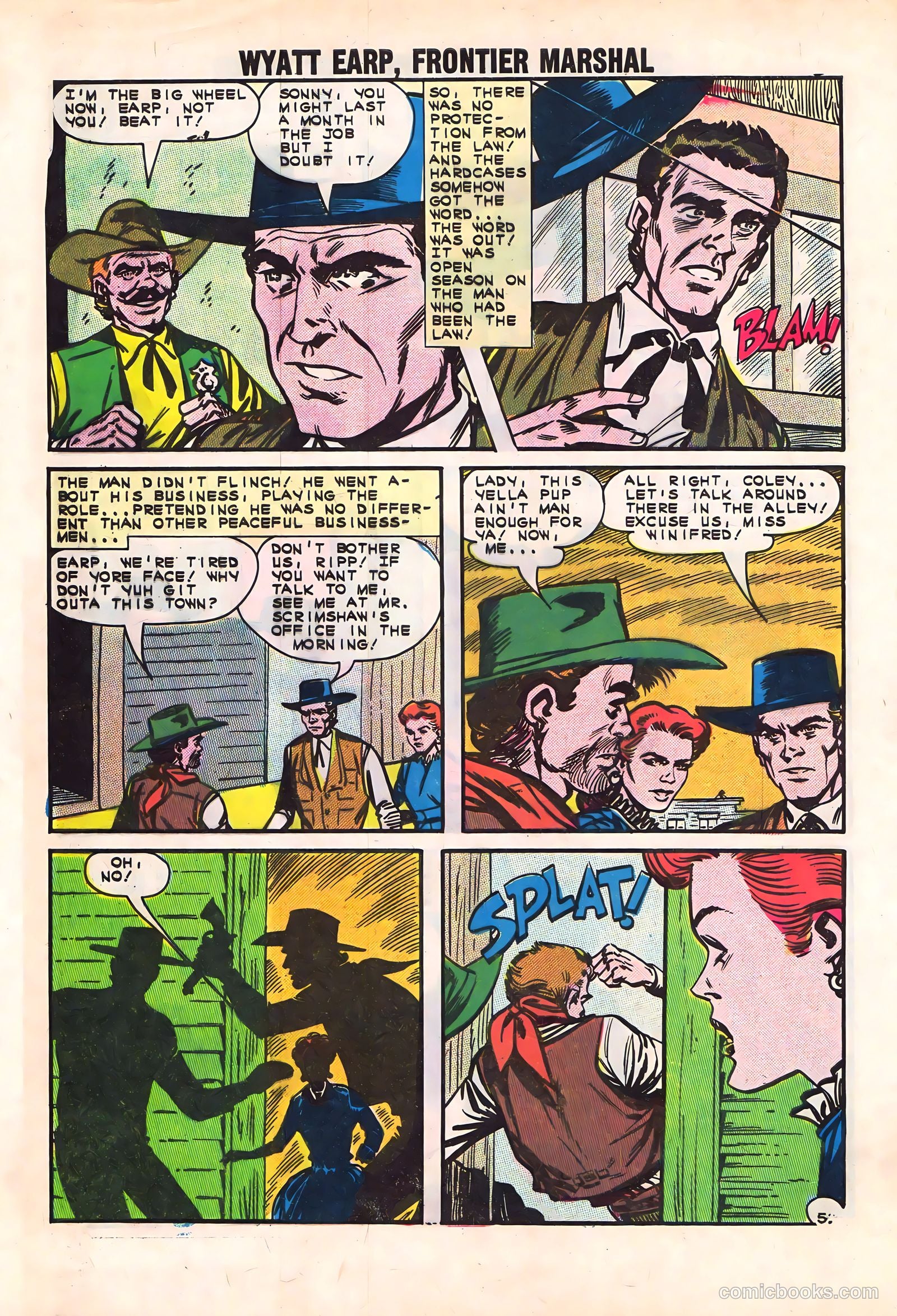 Wyatt Earp, Frontier Marshal #47 — page 8 of 36