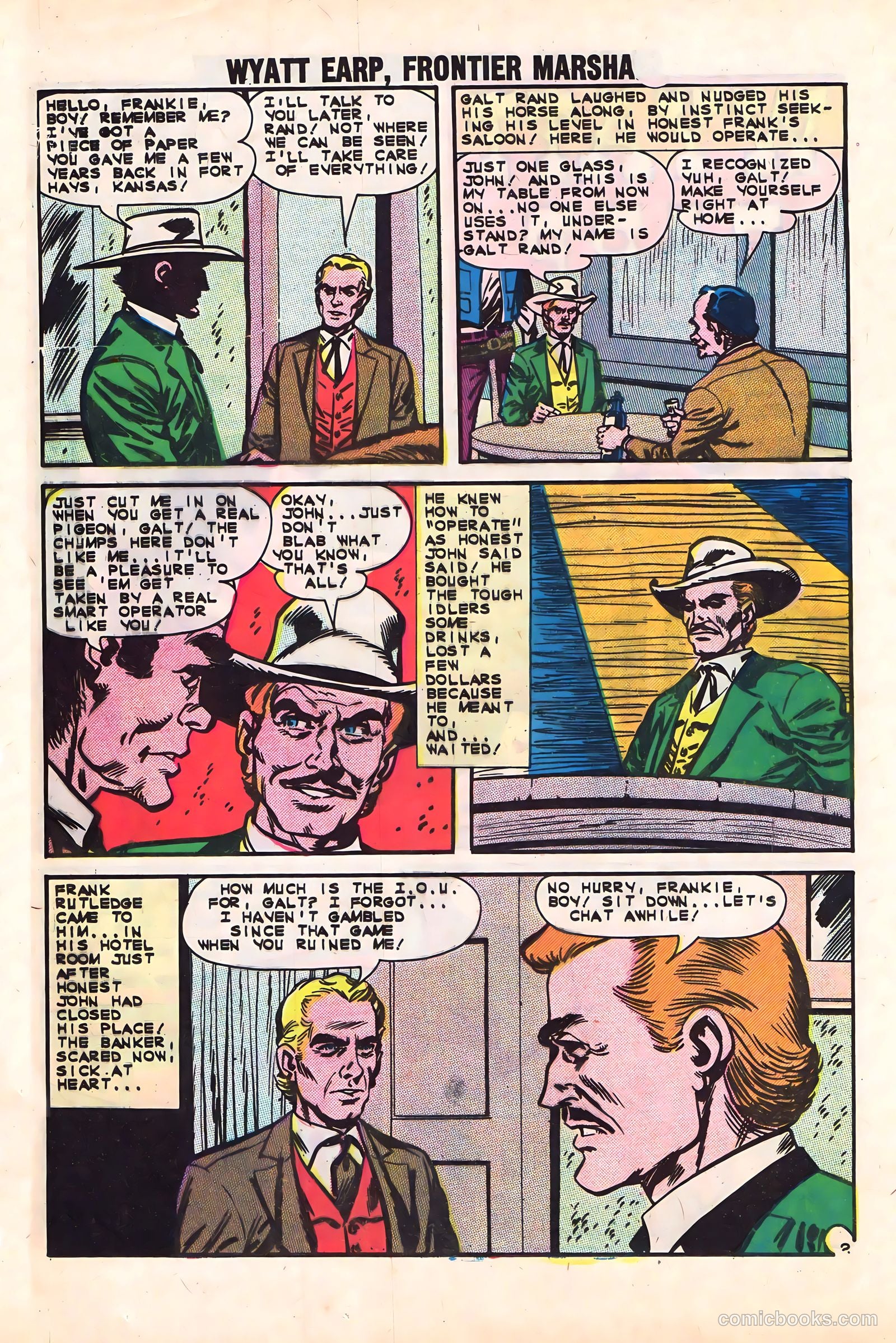 Wyatt Earp, Frontier Marshal #47 — page 12 of 36
