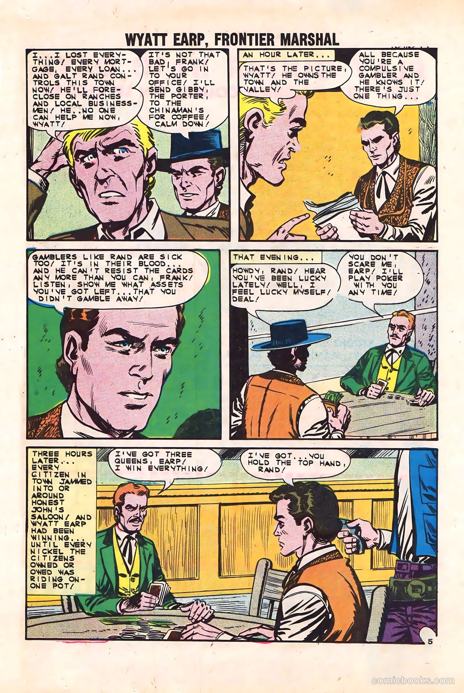 Wyatt Earp, Frontier Marshal #47 — page 16 of 36