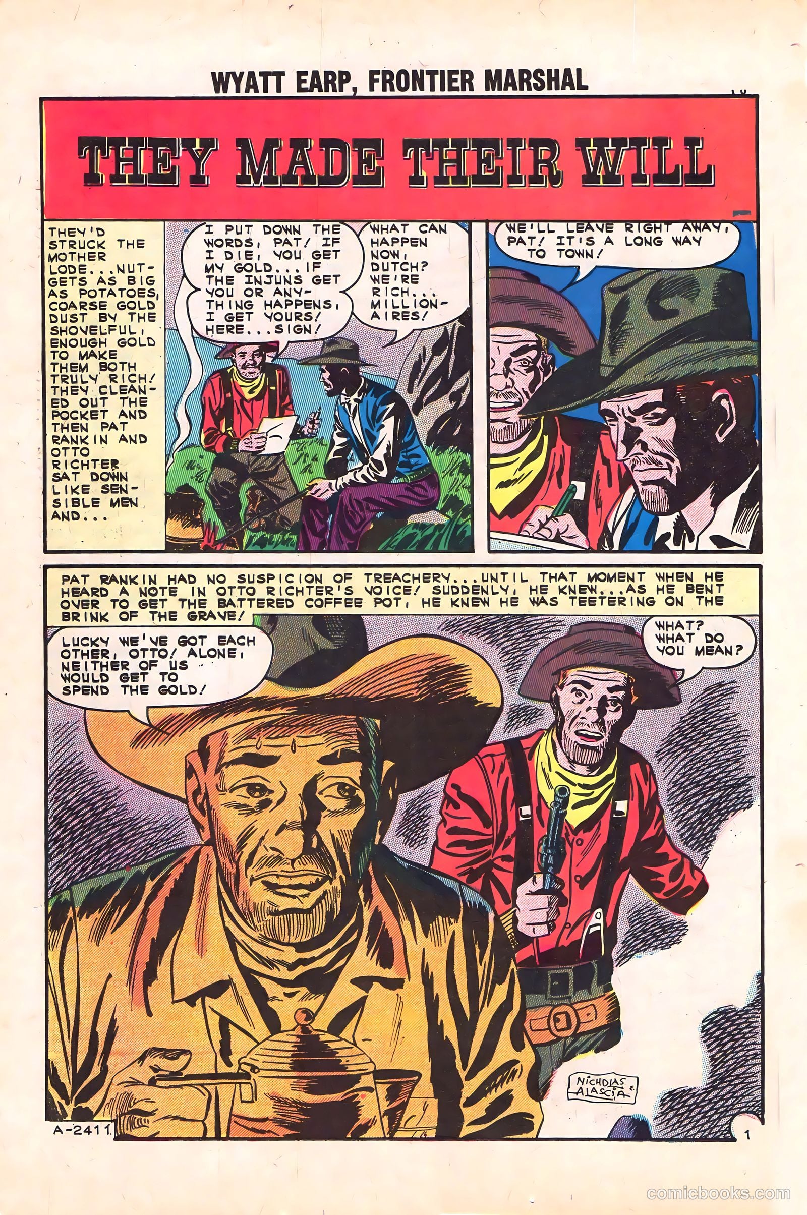 Wyatt Earp, Frontier Marshal #47 — page 20 of 36