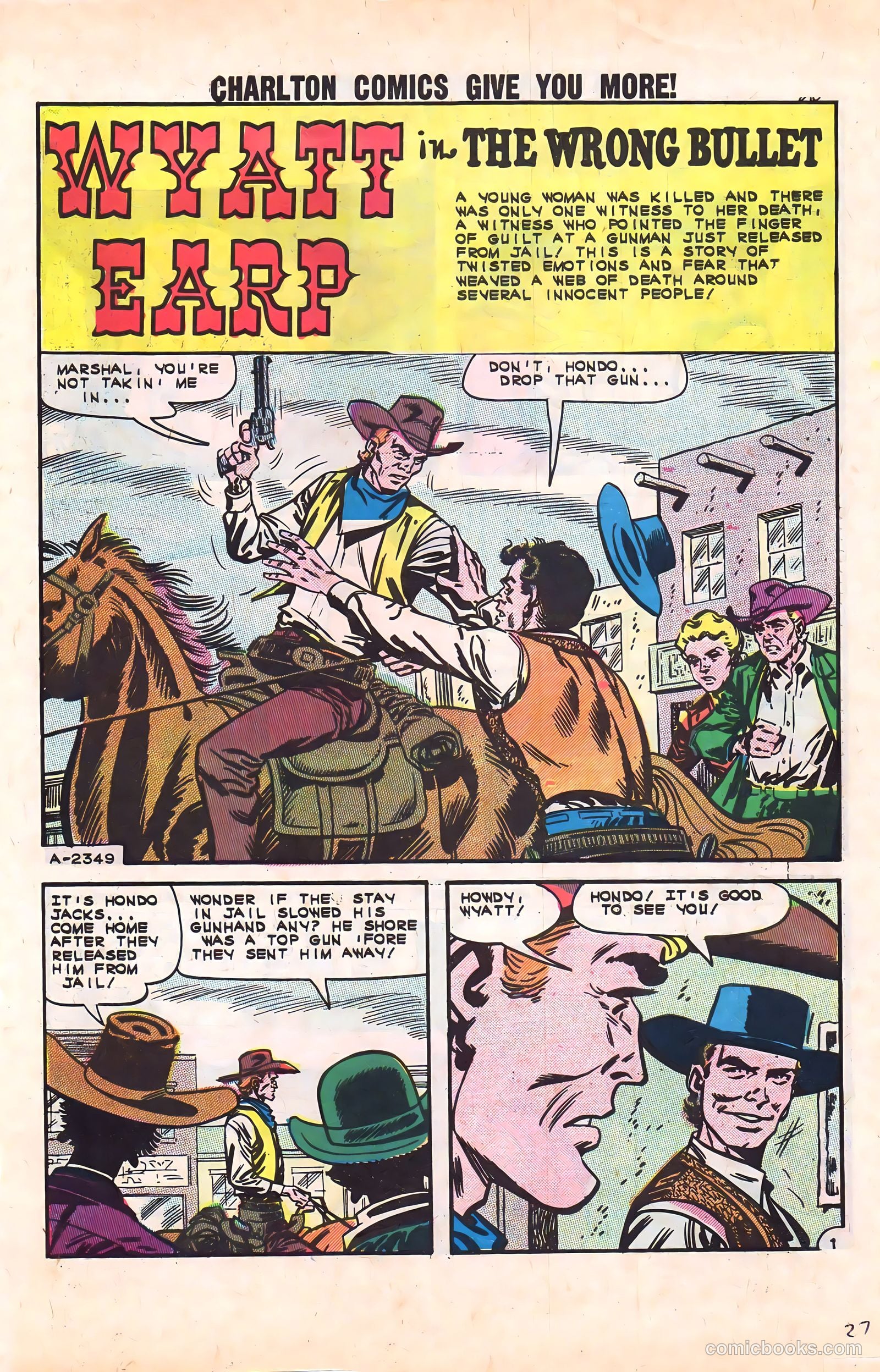 Wyatt Earp, Frontier Marshal #47 — page 27 of 36