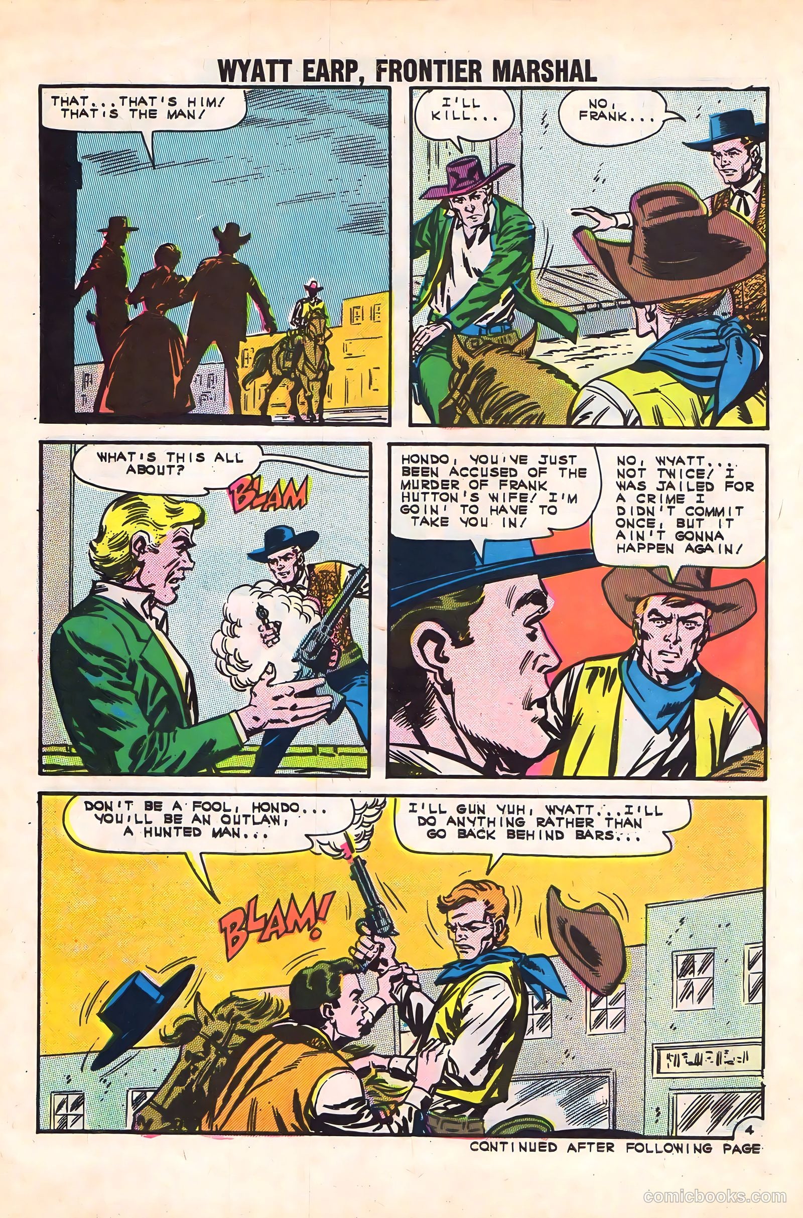Wyatt Earp, Frontier Marshal #47 — page 30 of 36