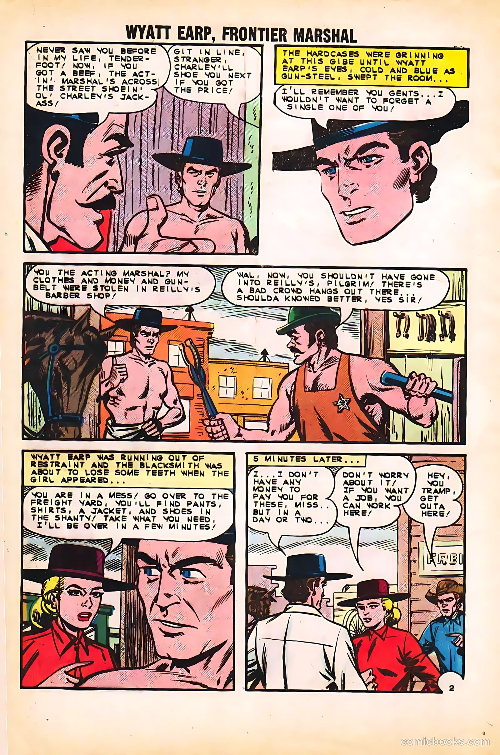 Wyatt Earp, Frontier Marshal #48 — page 4 of 36