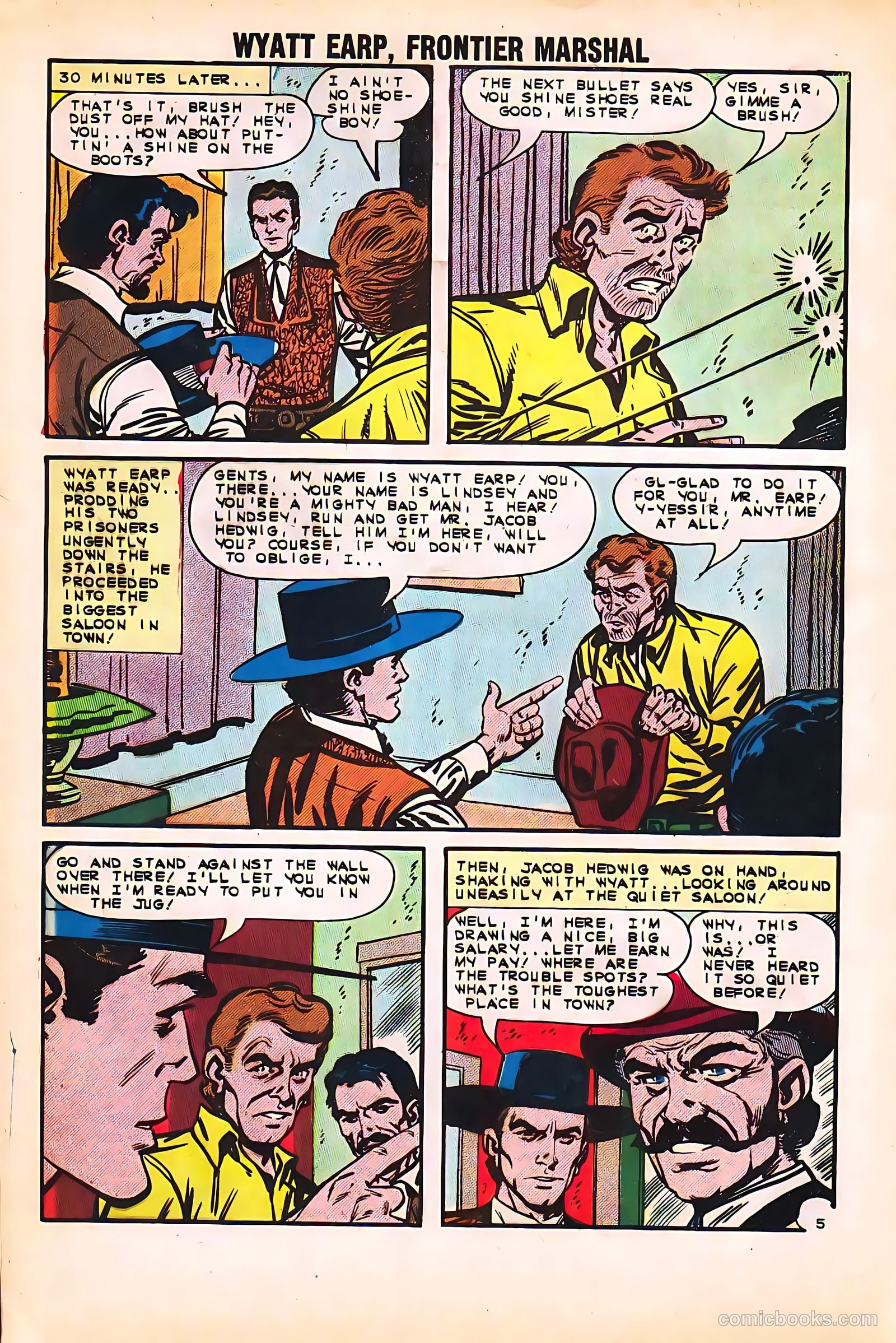 Wyatt Earp, Frontier Marshal #48 — page 8 of 36