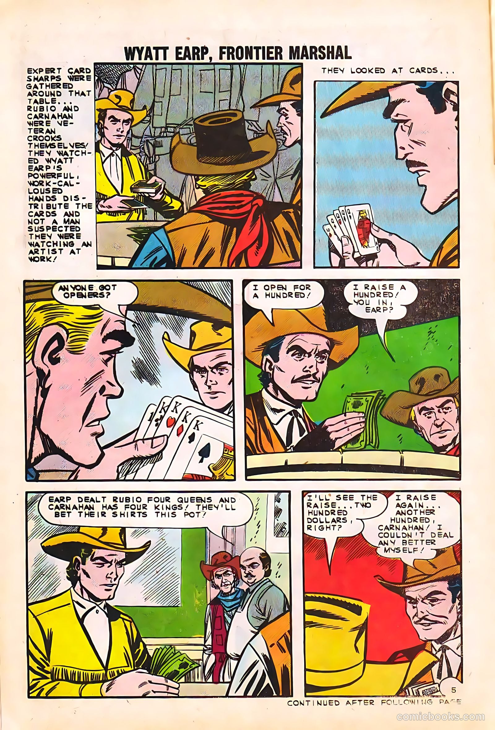 Wyatt Earp, Frontier Marshal #48 — page 14 of 36
