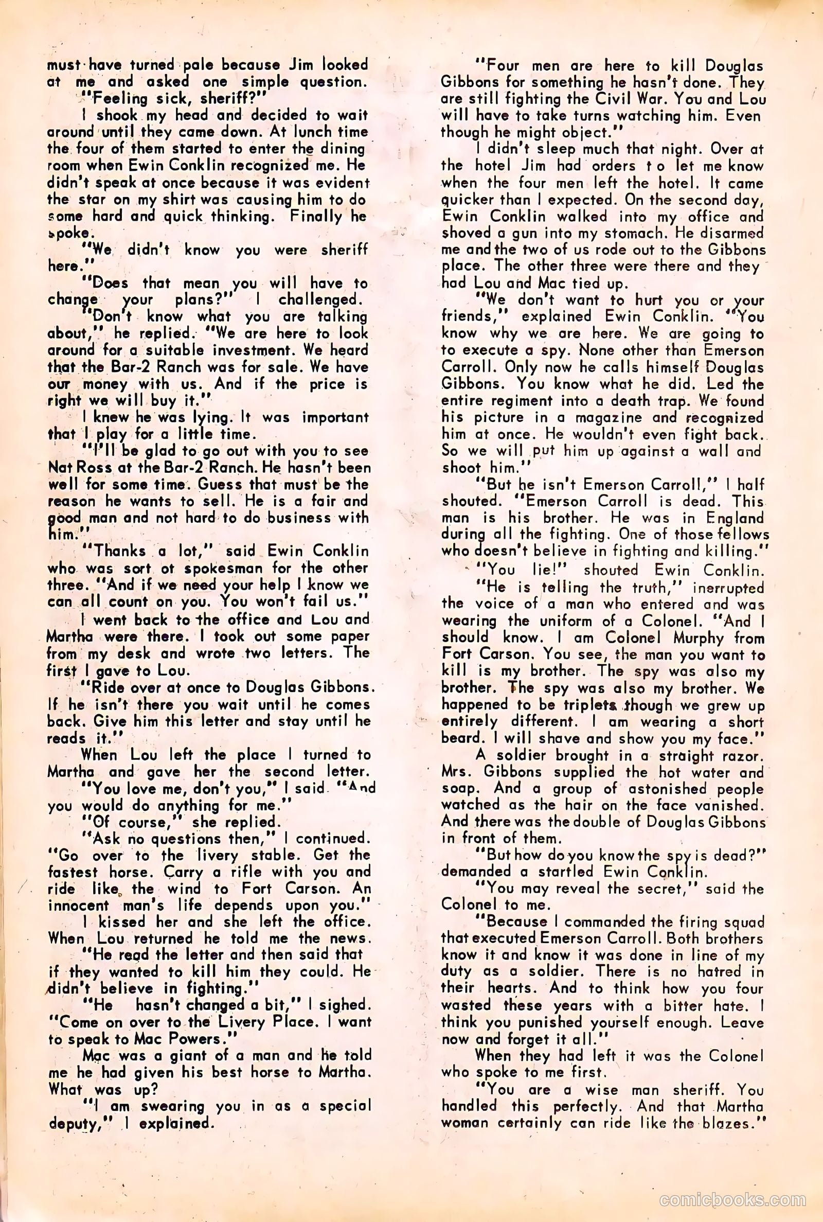 Wyatt Earp, Frontier Marshal #48 — page 18 of 36