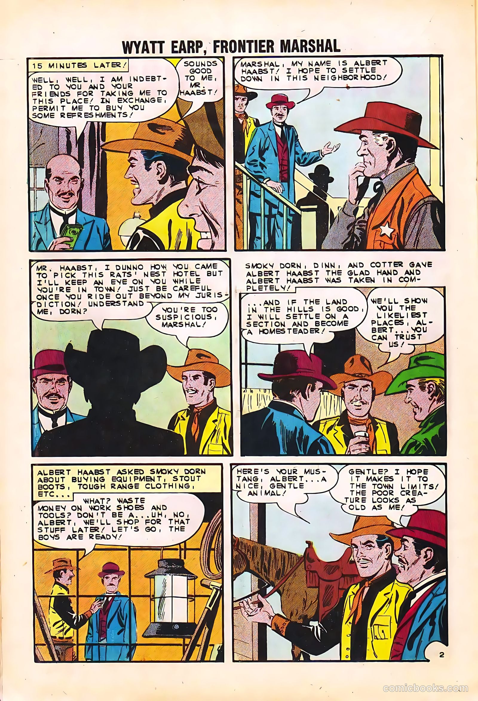 Wyatt Earp, Frontier Marshal #48 — page 20 of 36