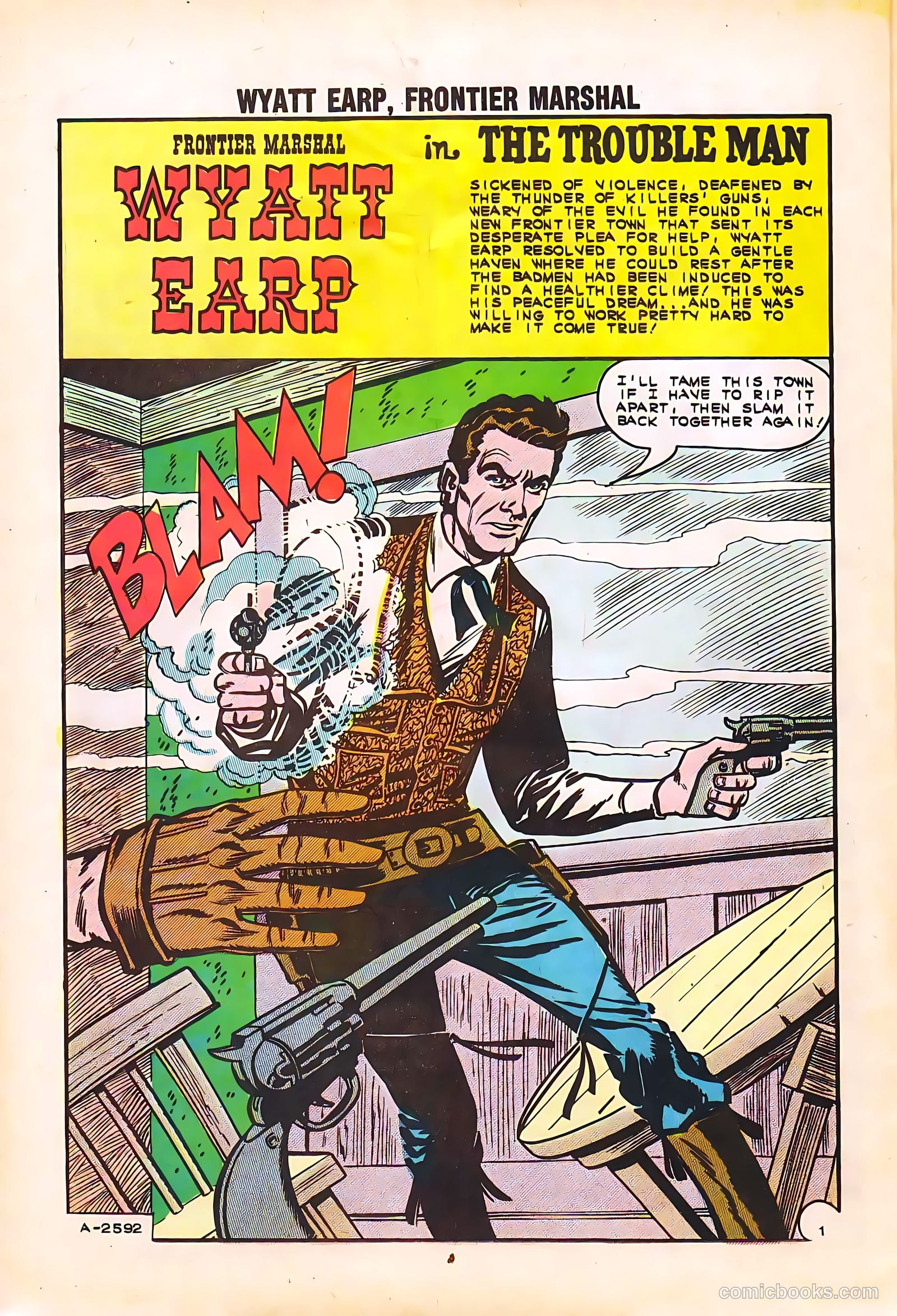 Wyatt Earp, Frontier Marshal #48 — page 26 of 36