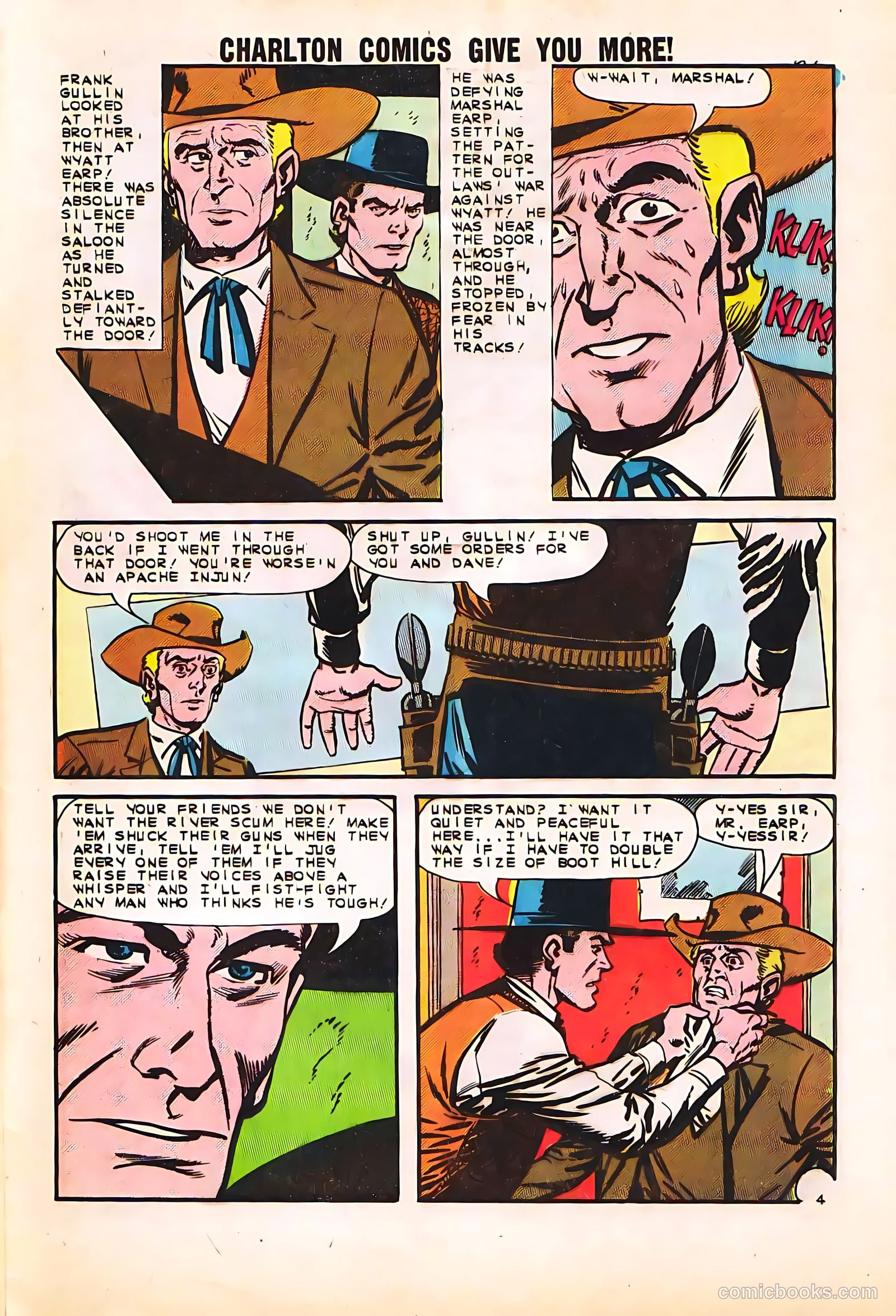 Wyatt Earp, Frontier Marshal #48 — page 29 of 36