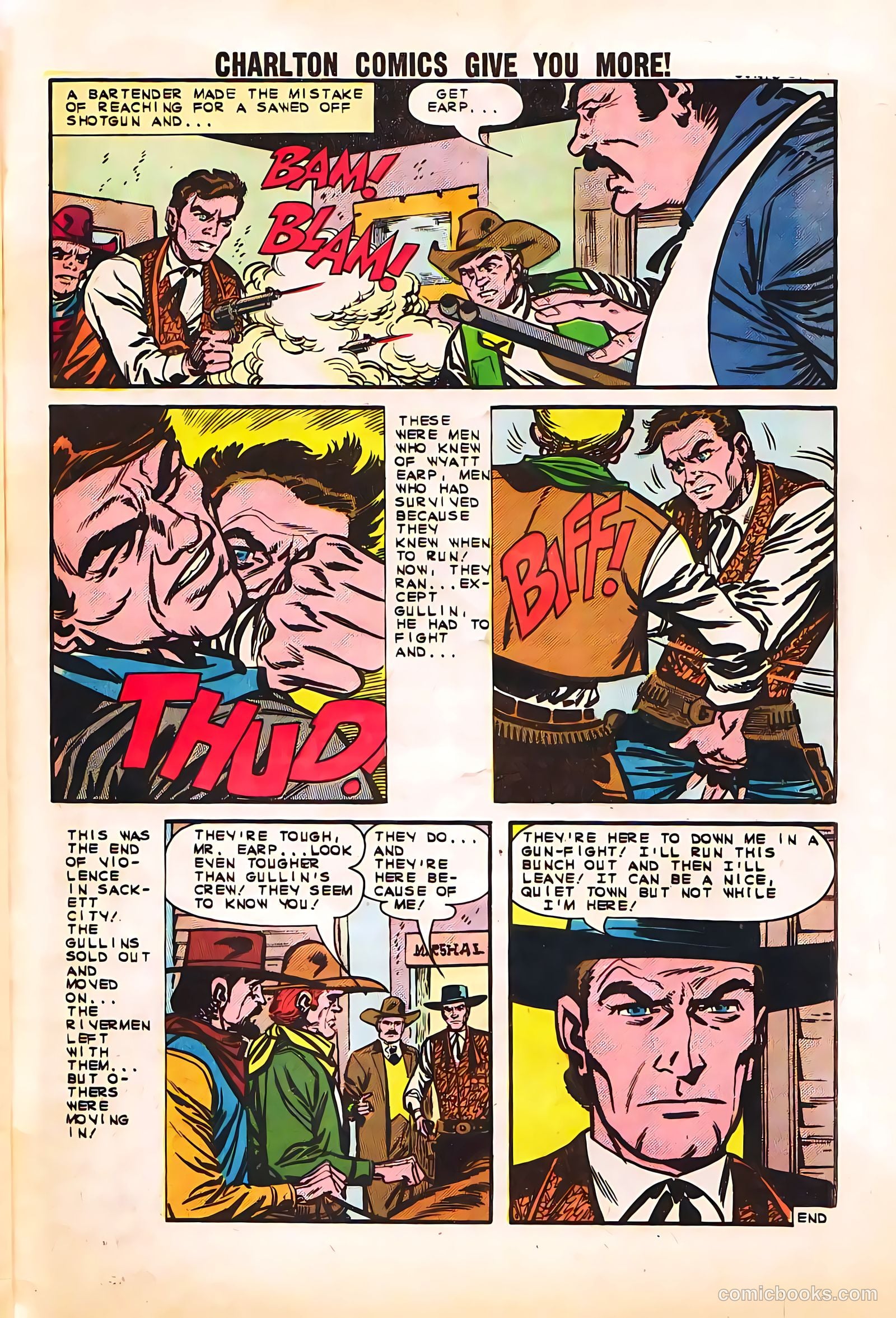Wyatt Earp, Frontier Marshal #48 — page 33 of 36