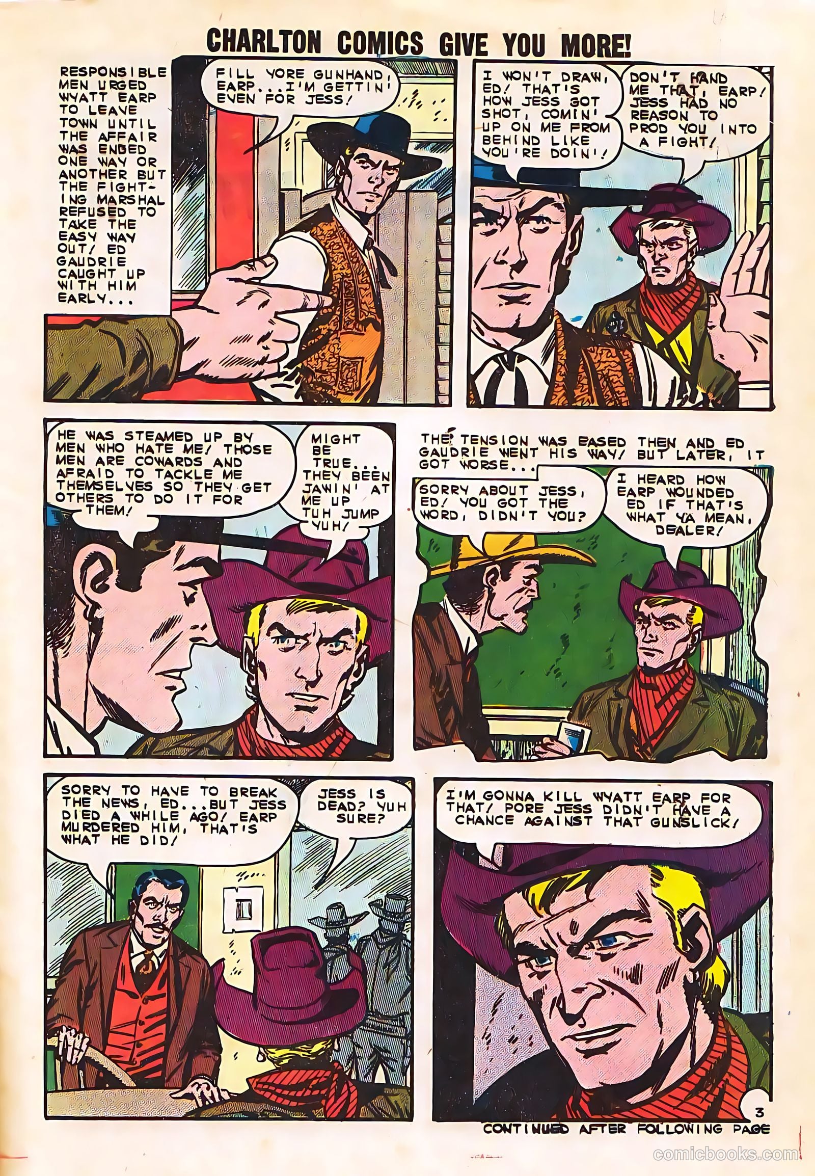 Wyatt Earp, Frontier Marshal #49 — page 5 of 36
