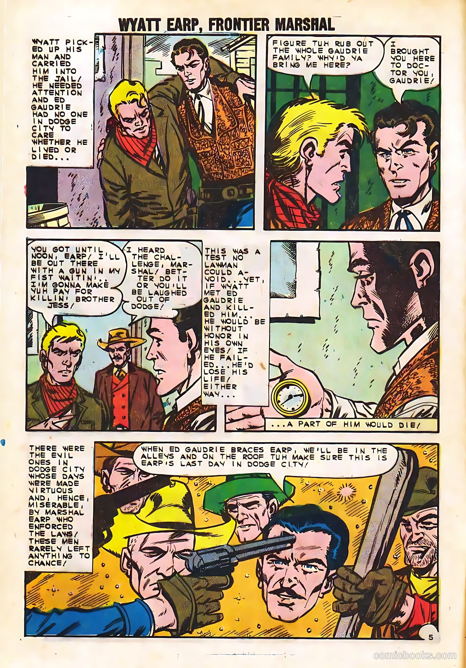Wyatt Earp, Frontier Marshal #49 — page 8 of 36