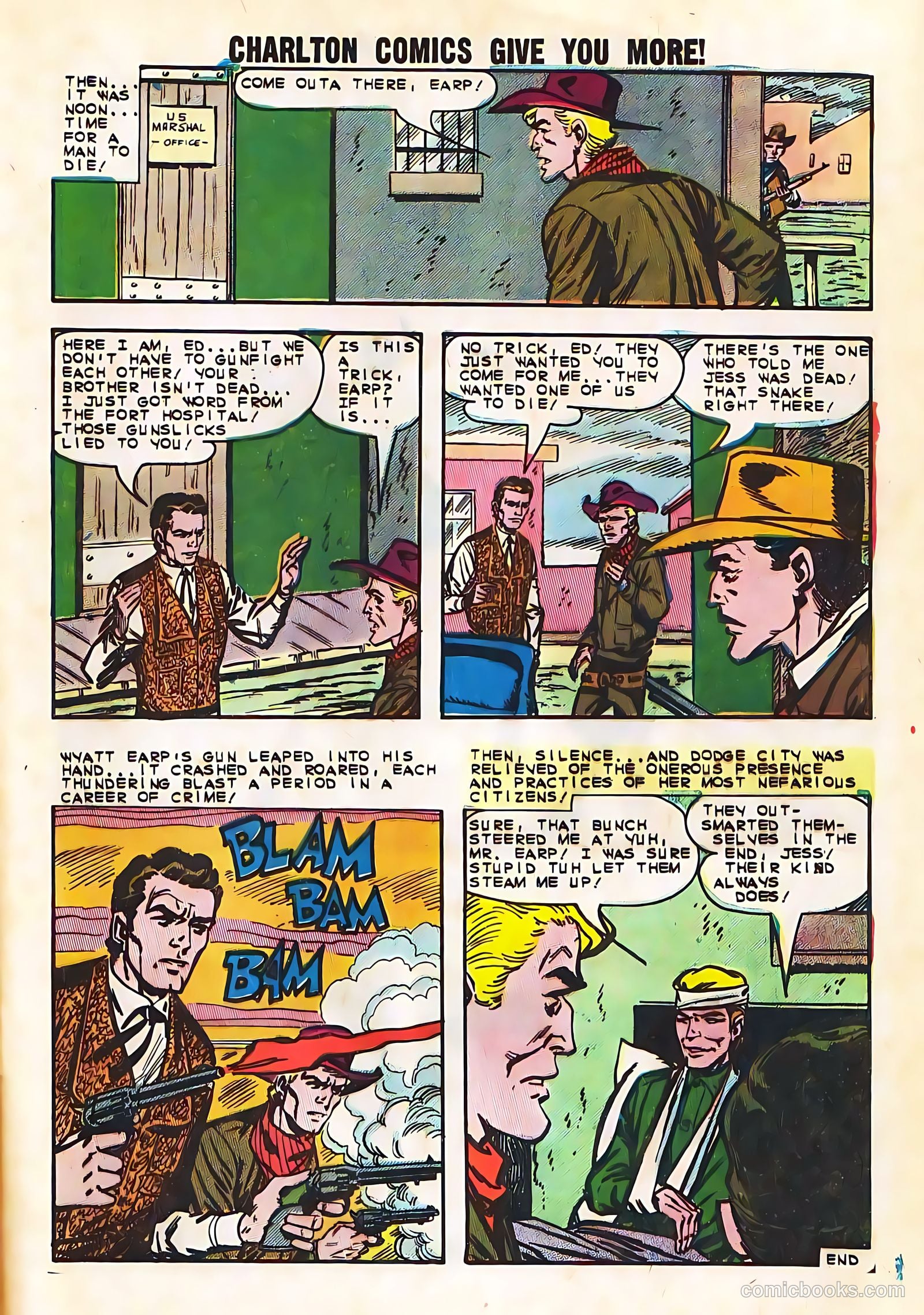 Wyatt Earp, Frontier Marshal #49 — page 9 of 36