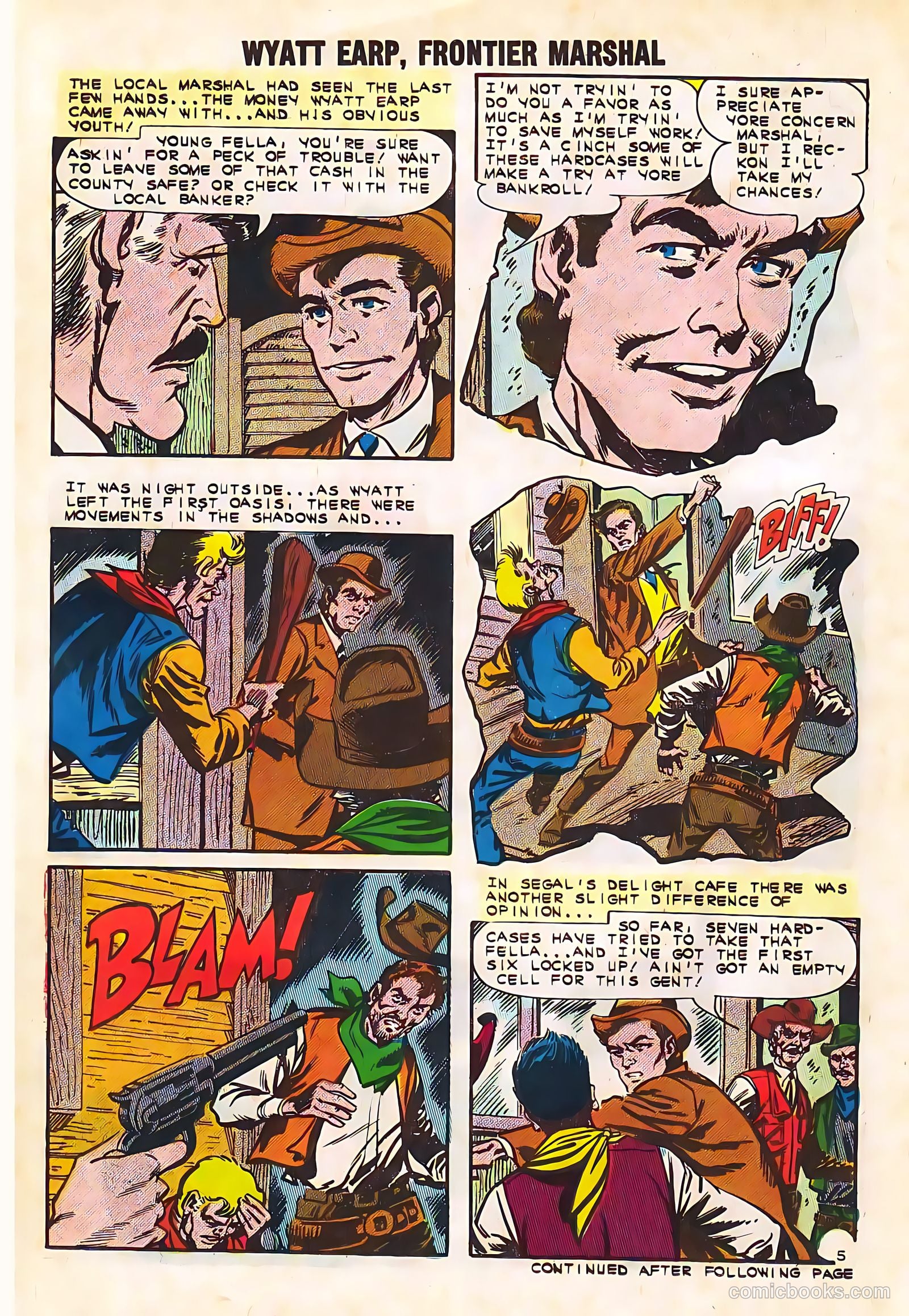 Wyatt Earp, Frontier Marshal #49 — page 14 of 36