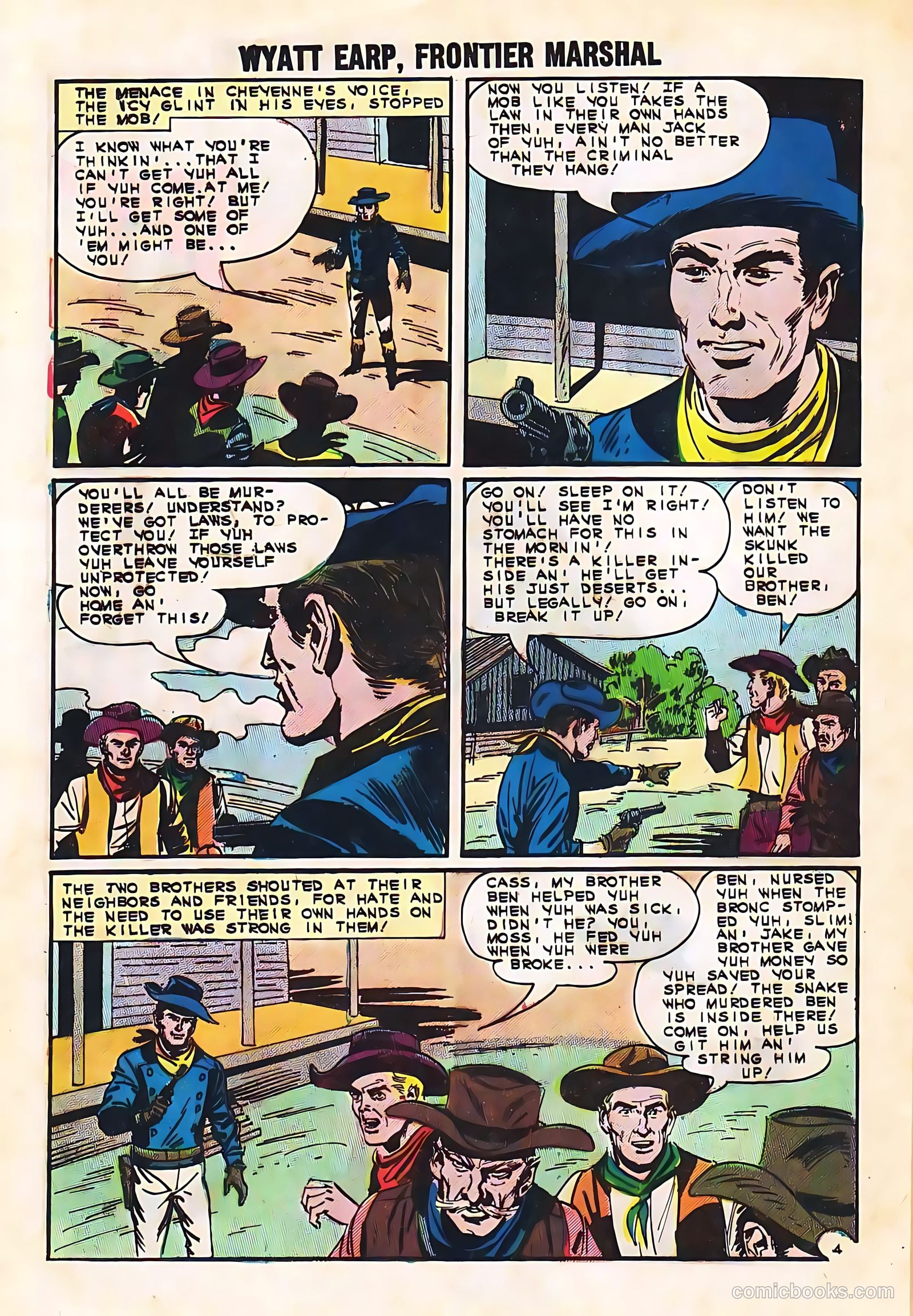 Wyatt Earp, Frontier Marshal #49 — page 24 of 36