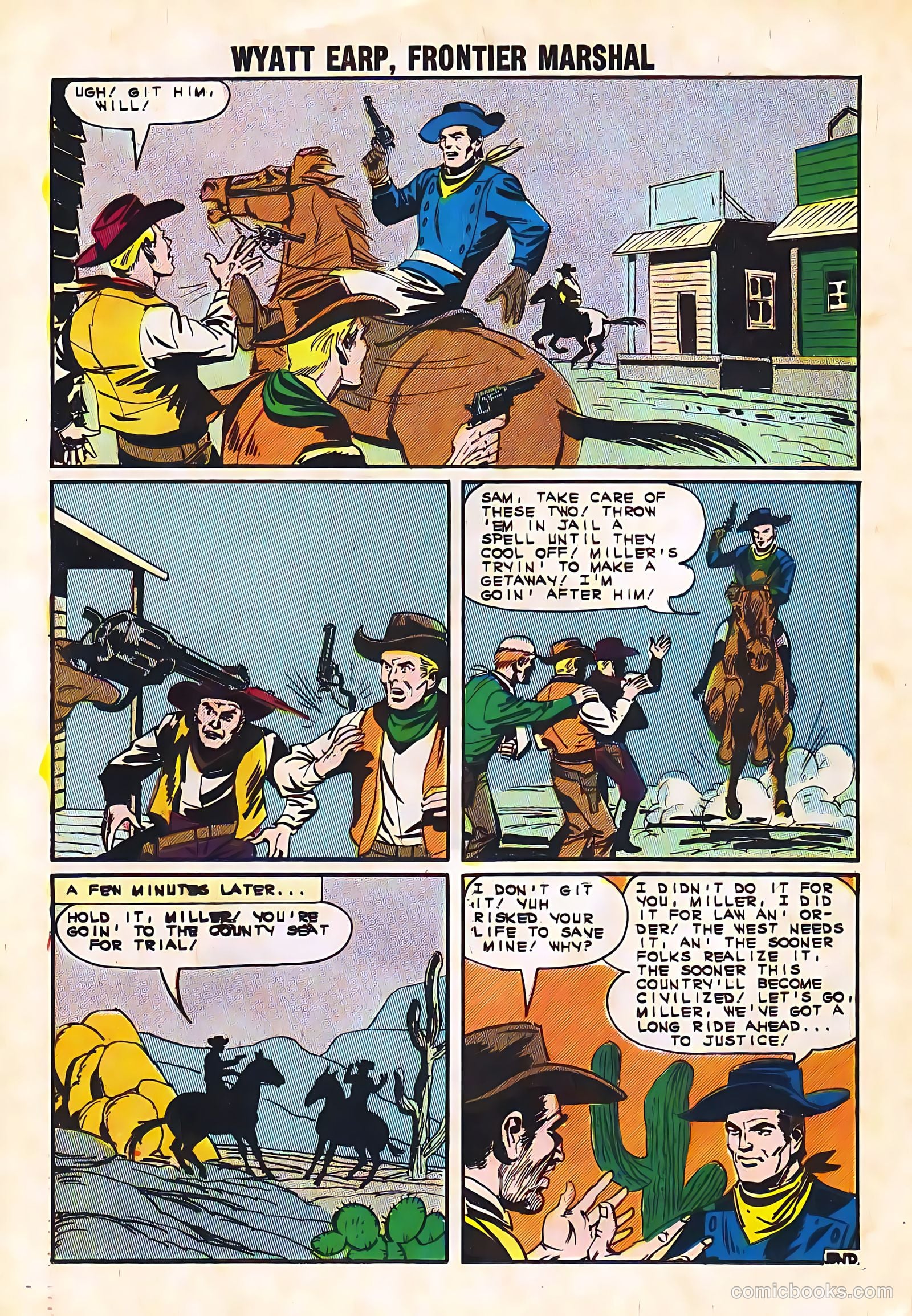 Wyatt Earp, Frontier Marshal #49 — page 26 of 36