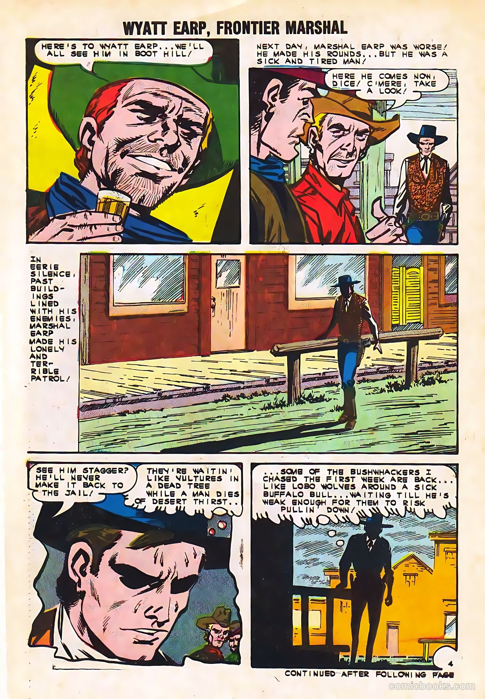 Wyatt Earp, Frontier Marshal #49 — page 30 of 36