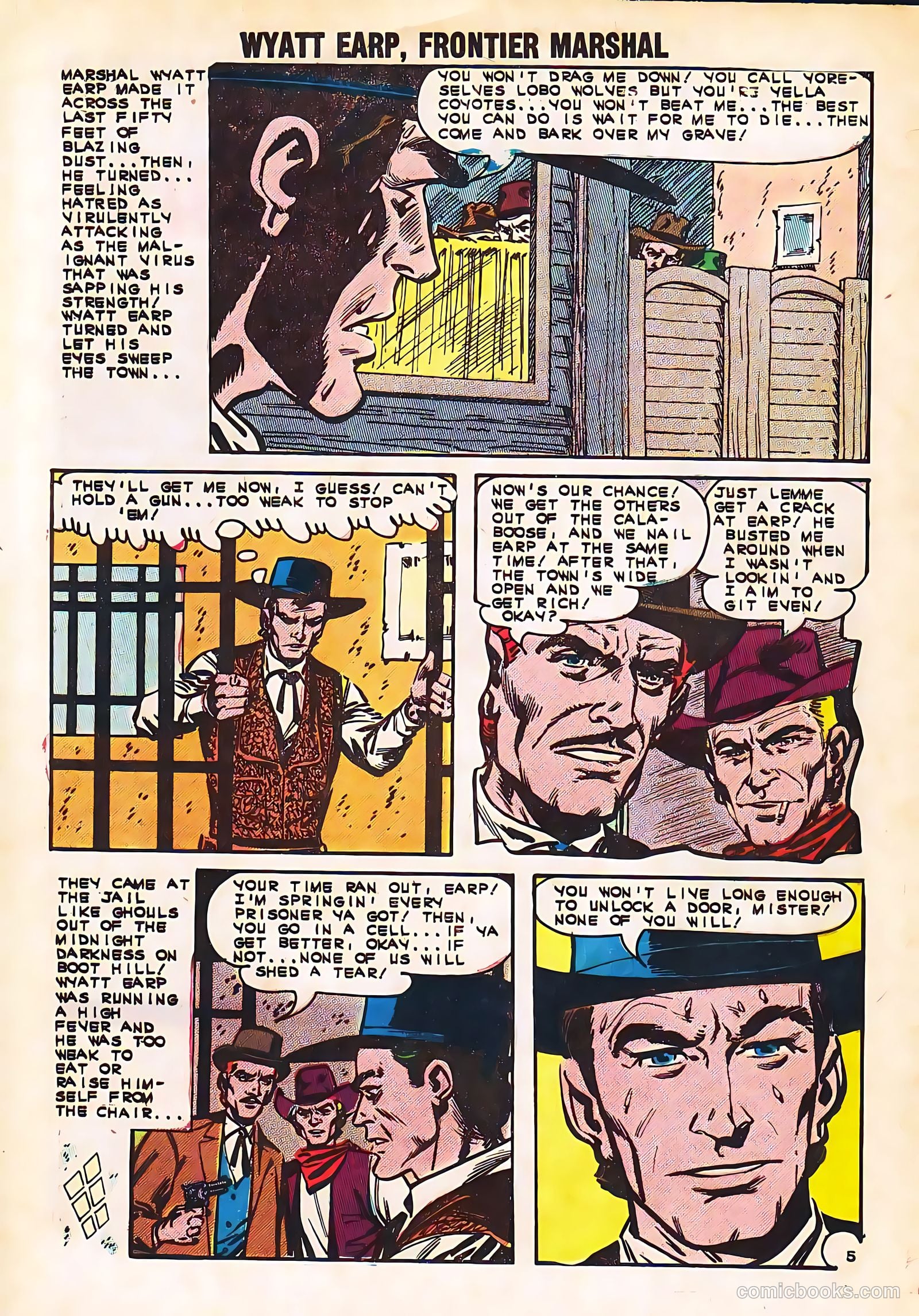 Wyatt Earp, Frontier Marshal #49 — page 32 of 36