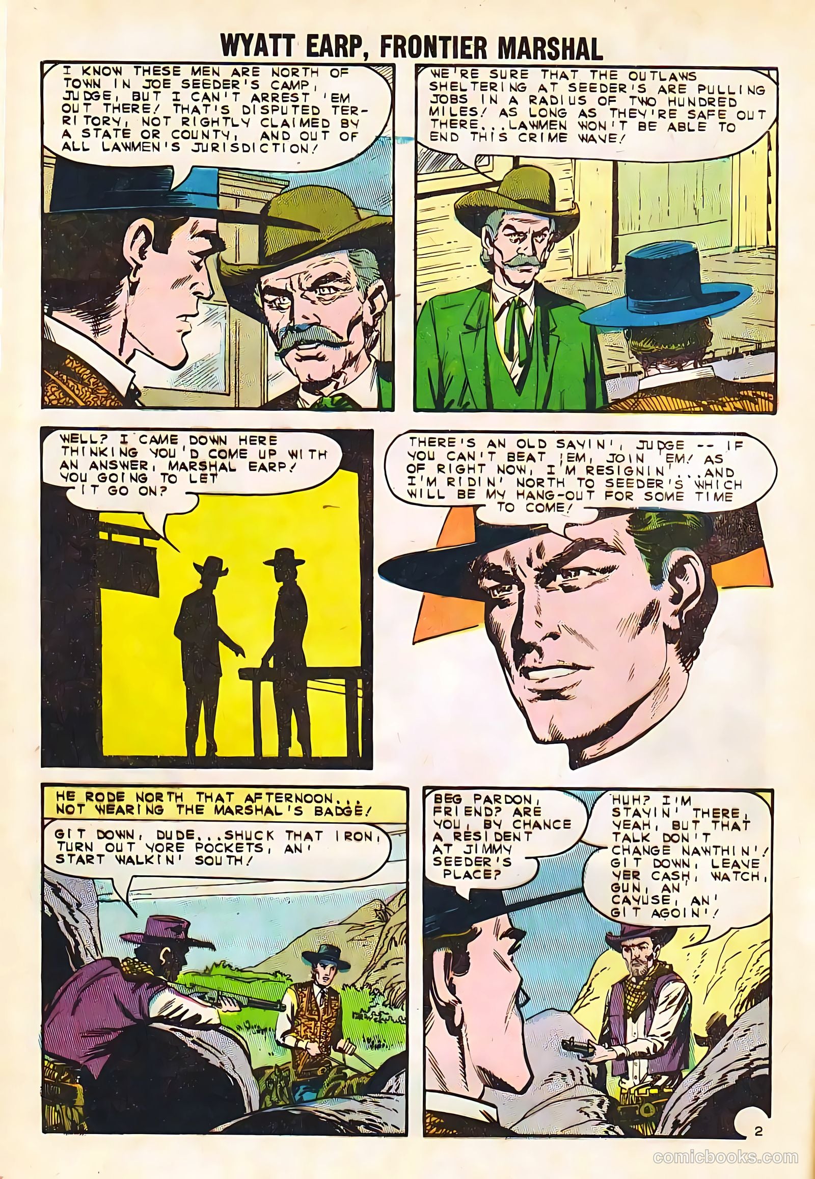Wyatt Earp, Frontier Marshal #50 — page 4 of 36