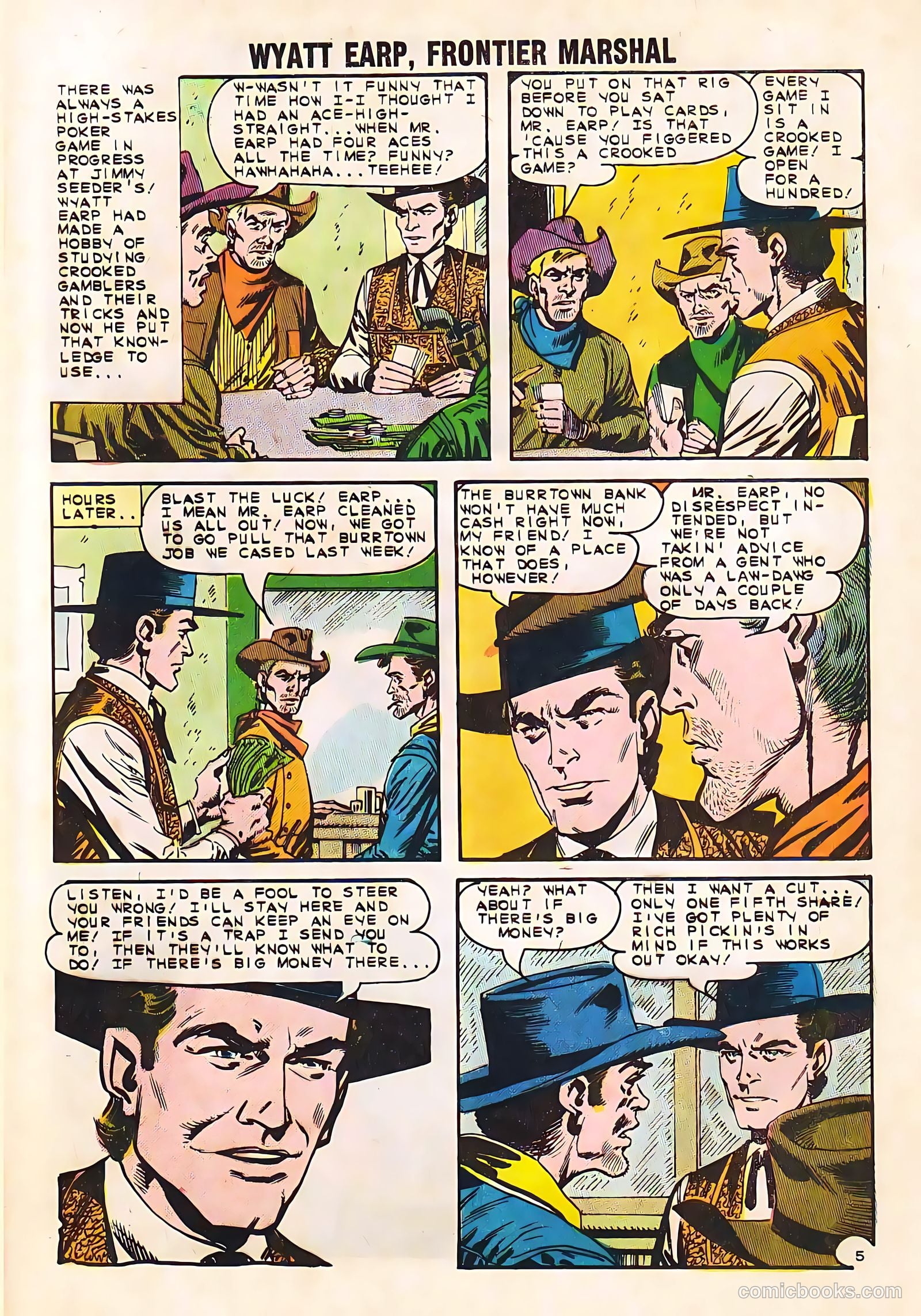 Wyatt Earp, Frontier Marshal #50 — page 8 of 36